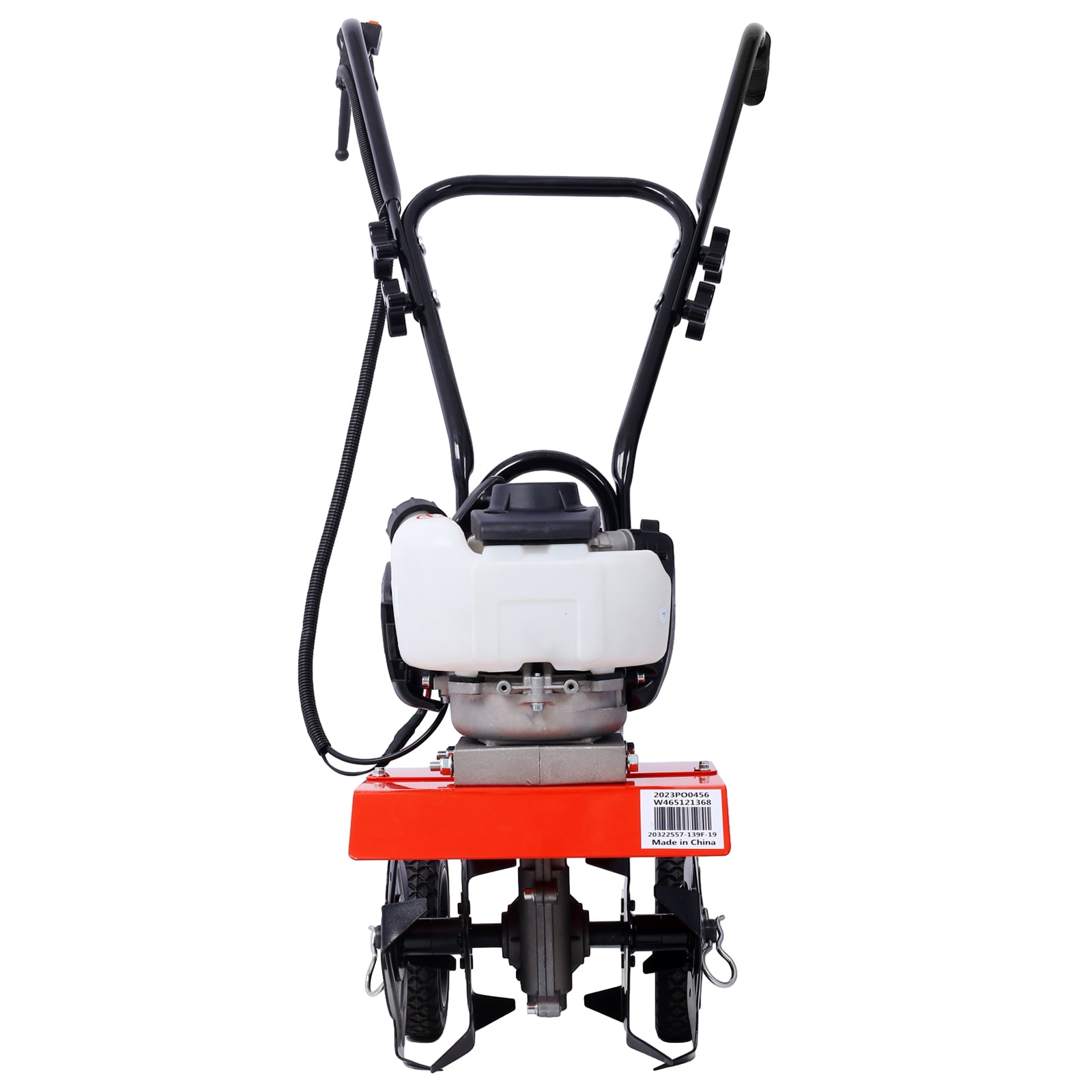 Olurrisa Mini Tiller Cultivator, 37.7cc 4-Stroke Engine, Heavy-Duty Gear Drive Transmission (1 Unit) 6gvbx