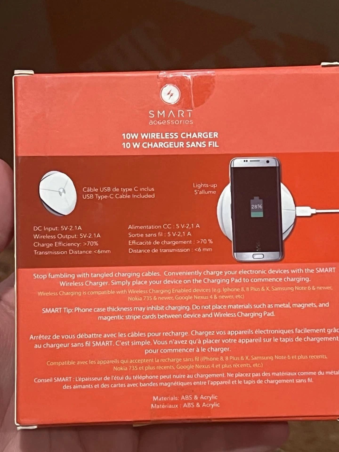Rhea 10W Wireless Phone Charger Fast Charging Pad (Black, 1 Pack) 3o3a3
