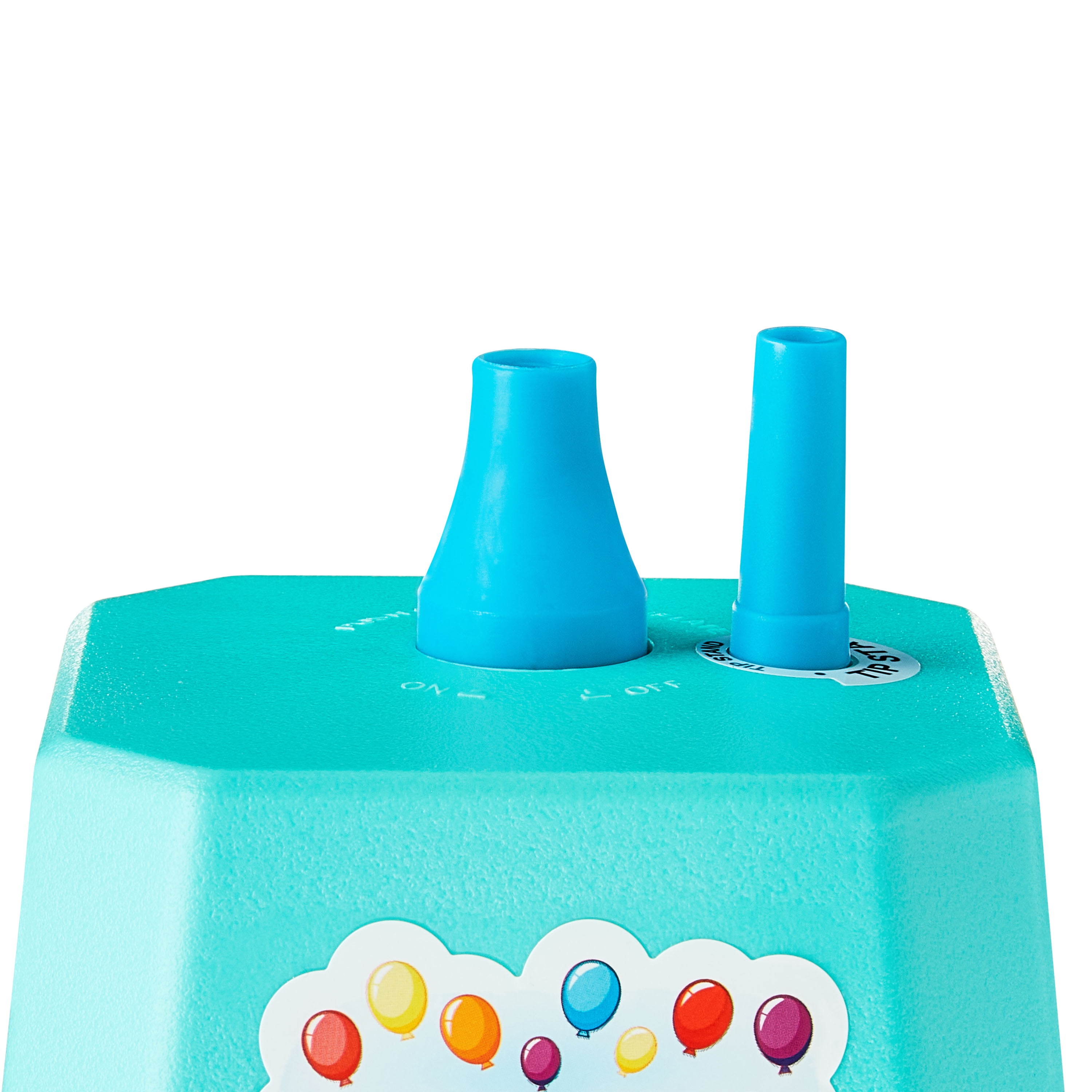 Way To Celebrate Electric Balloon Inflator with Extendable Tip and Knotter (Blue, 7 in) 3mirq