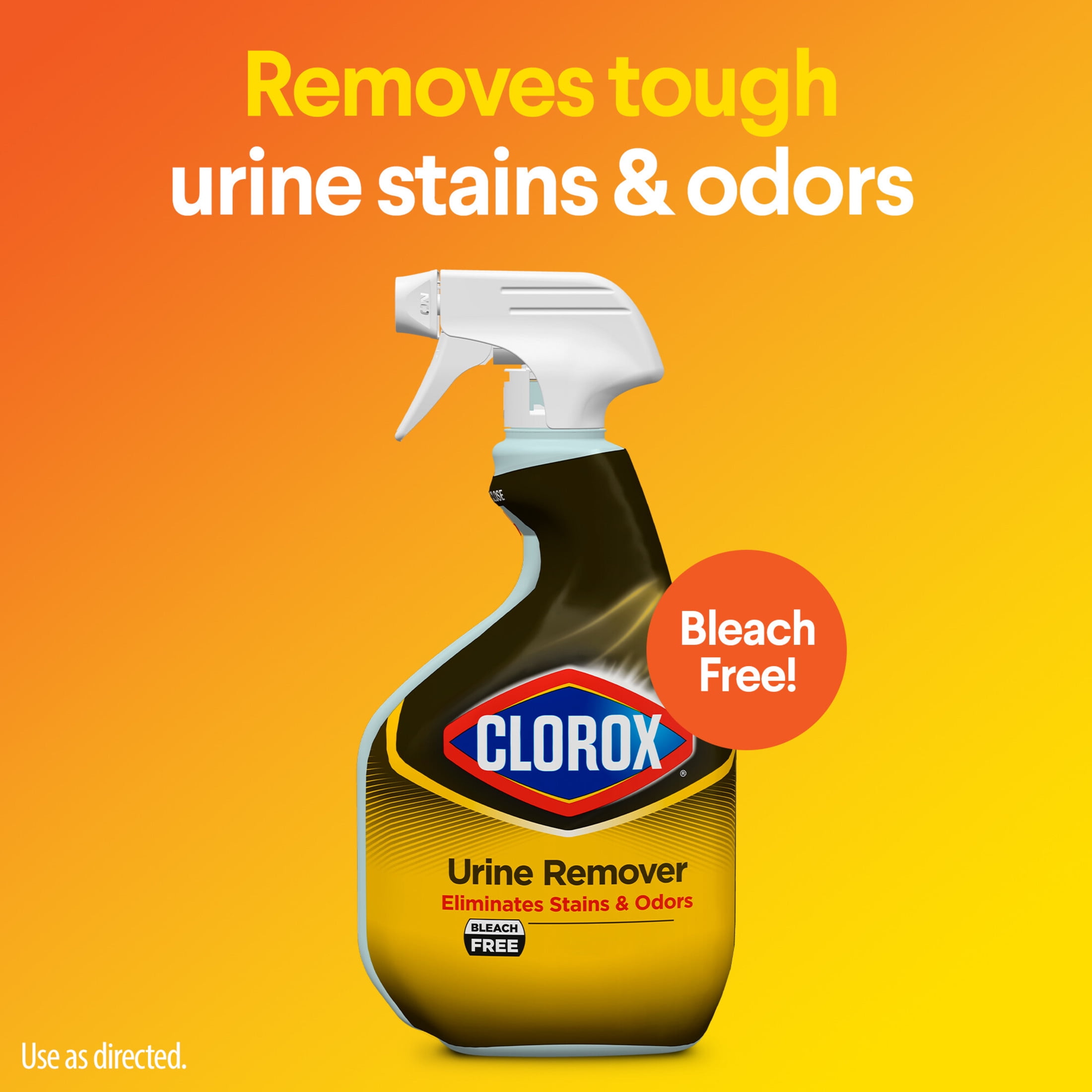 Clorox Urine Remover for Stains and Odors, Professional Strength Cleaning Spray (32 oz) ofvao
