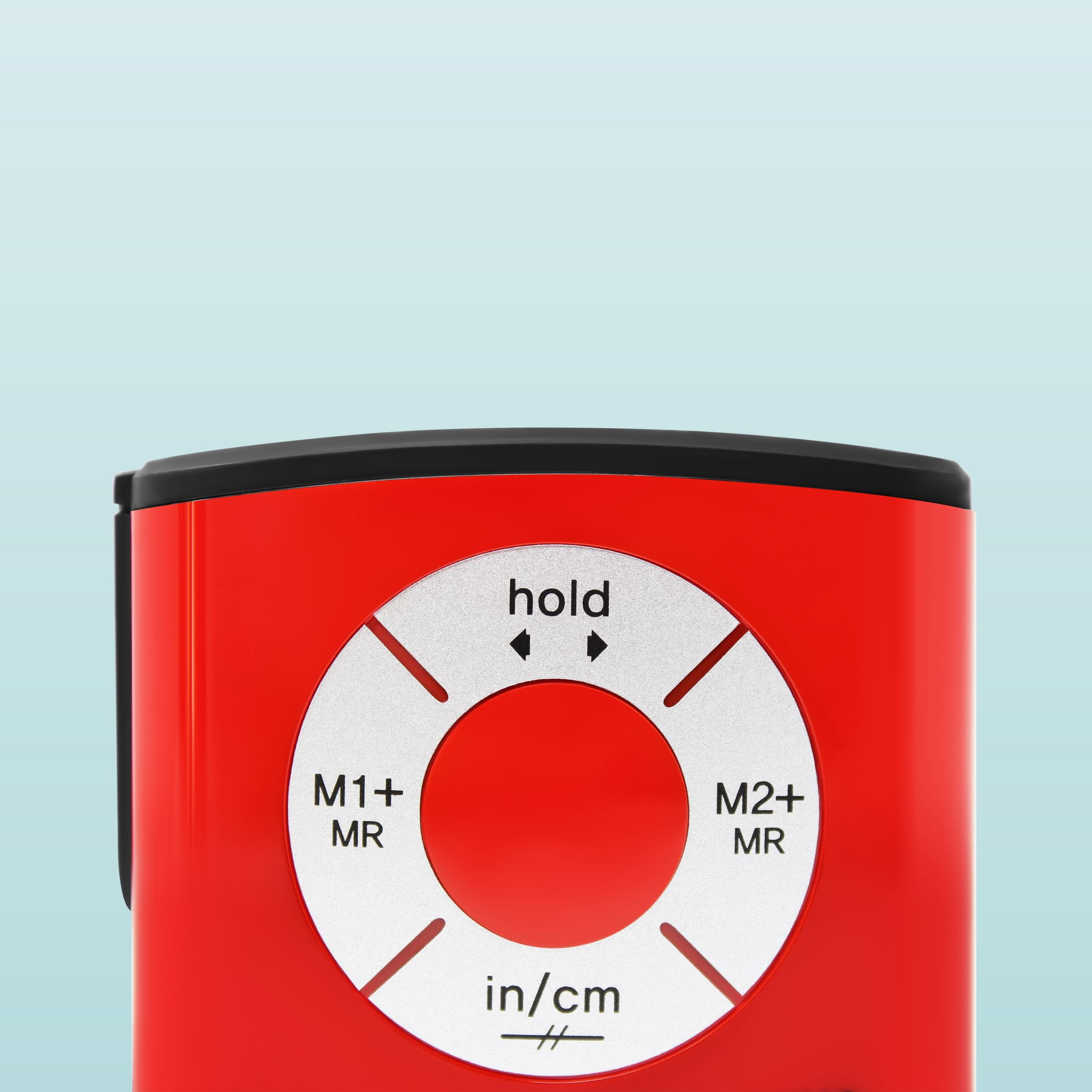 HISS Digital Tape Measure with Large LCD Screen, Accurate Measurement Tool (Red, 16 ft) adhz2