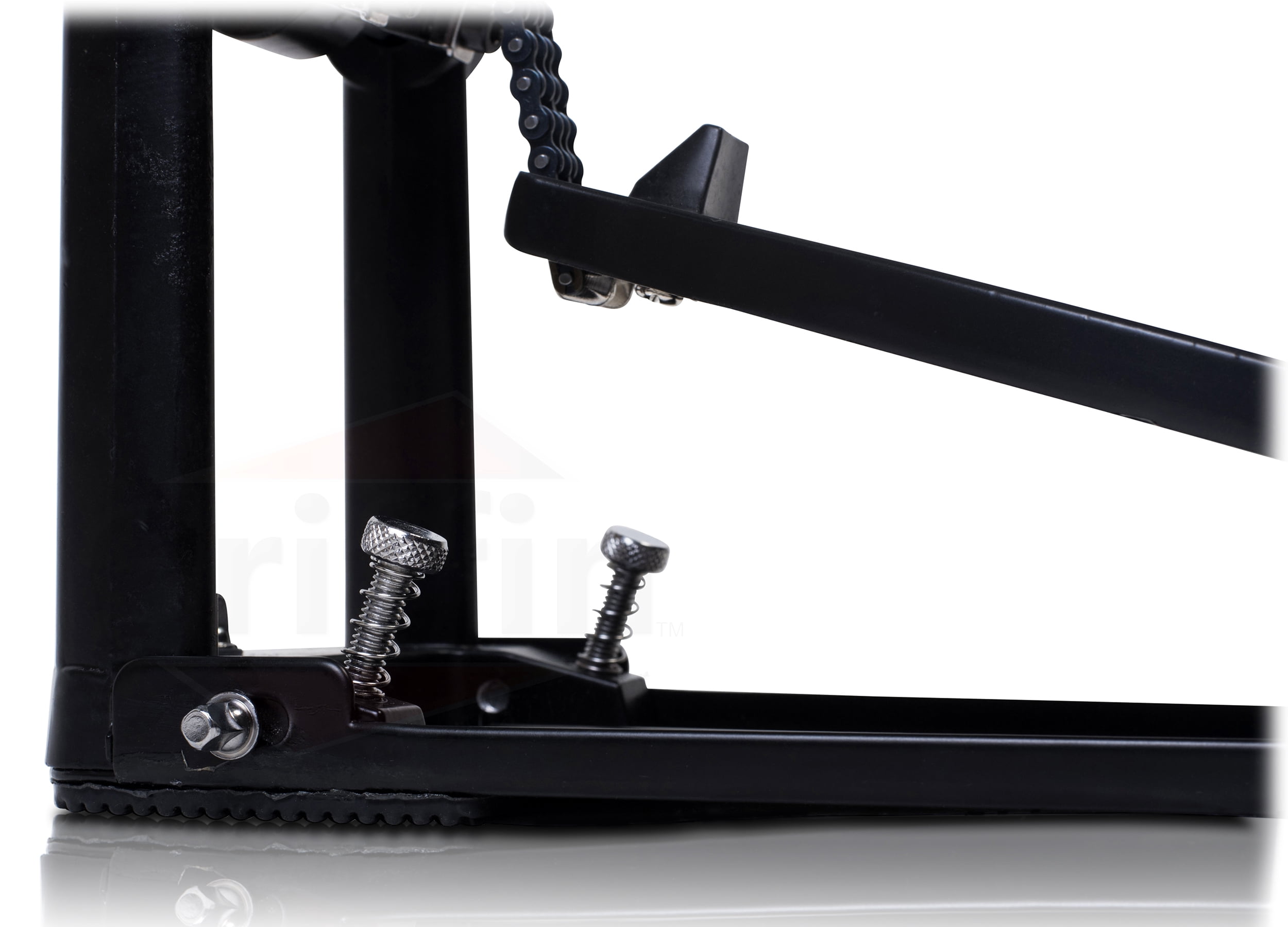 Griffin Remote Hi-Hat Cymbal Stand with Auxiliary Cable Foot Pedal (Chrome, 4.5 ft Cable) boi7o