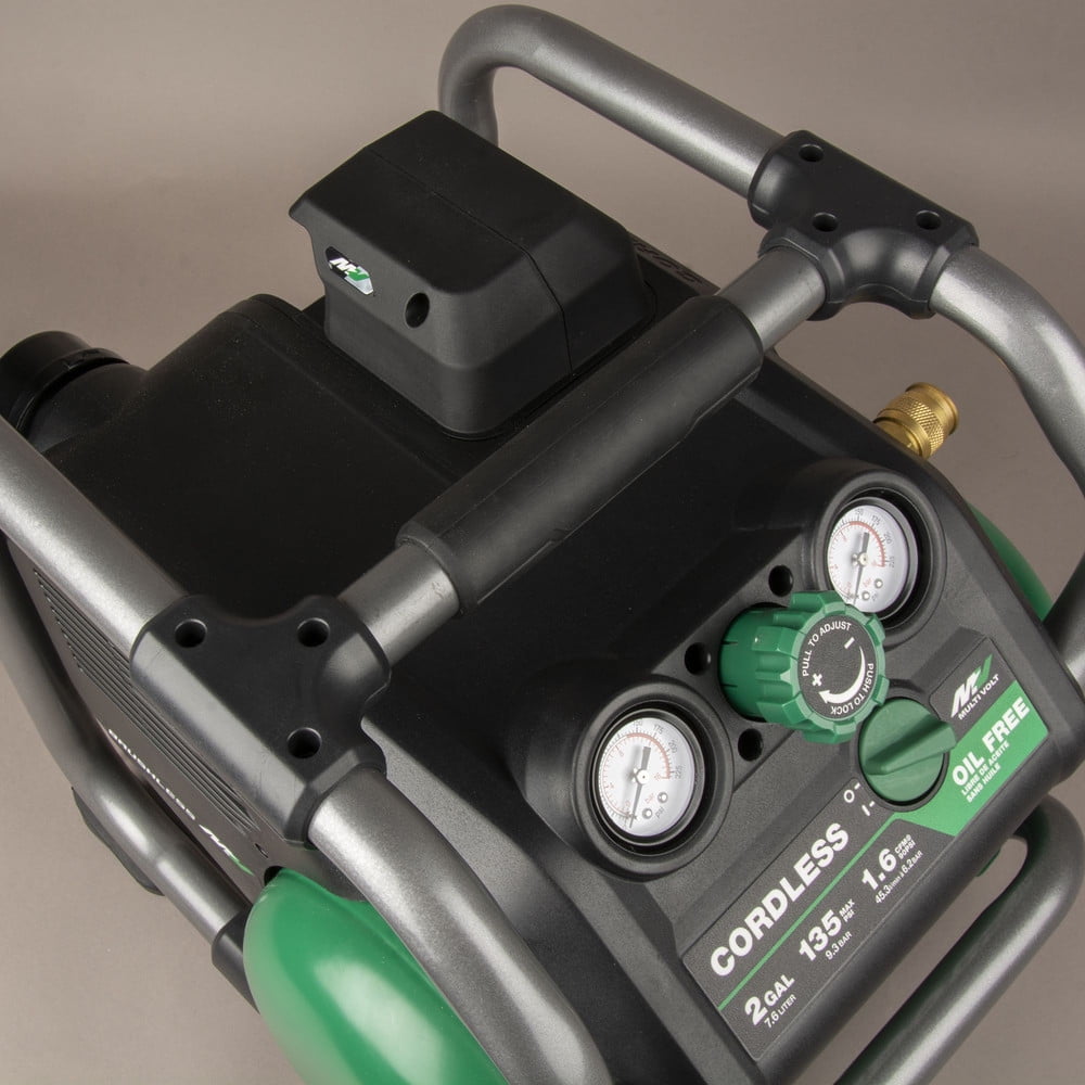 Metabo HPT MultiVolt 36V Cordless Air Compressor (2 Gallon, Green) x172v