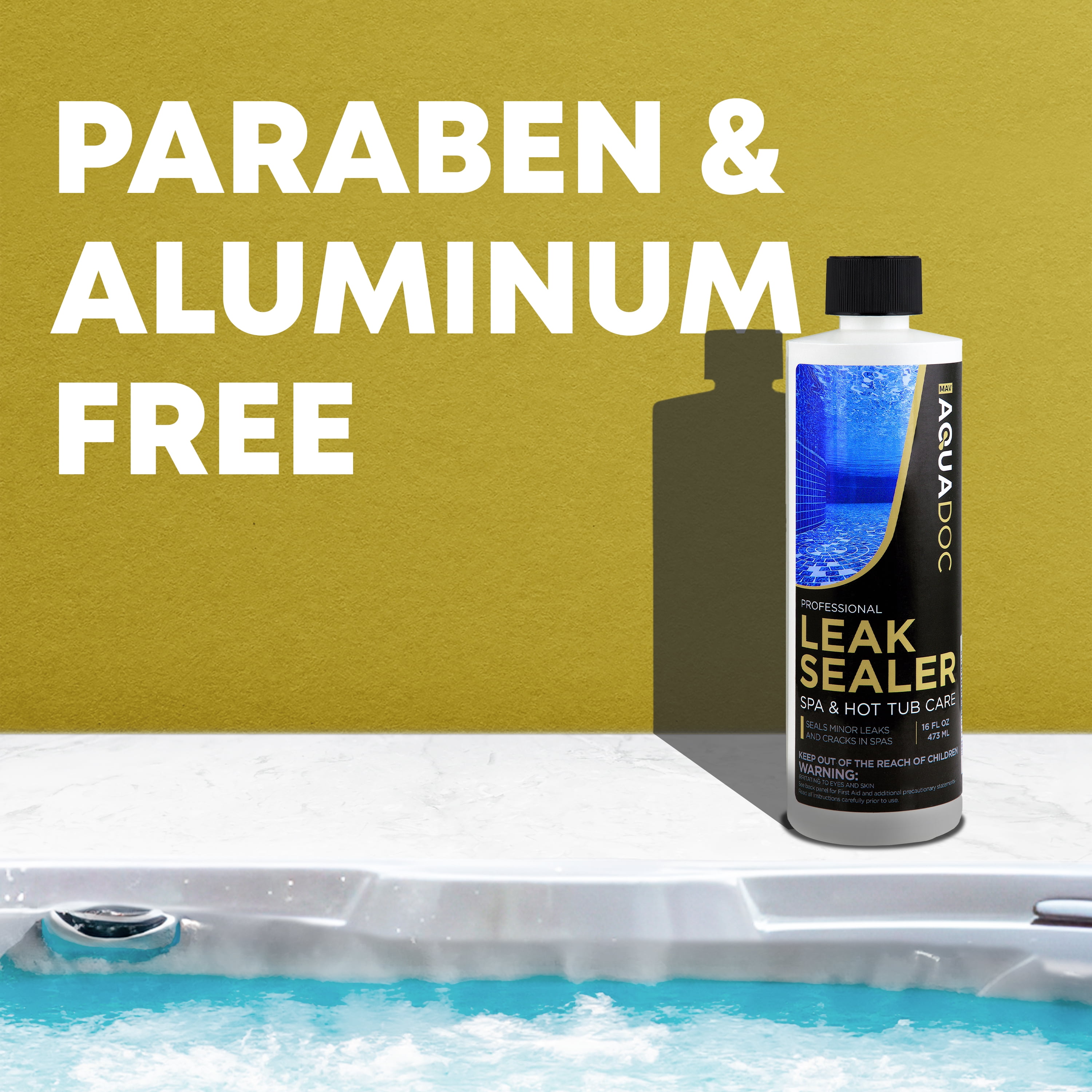 AquaDoc Spa Leak Sealer, Hot Tub Leak Repair Solution (32 fl oz) pqpu0
