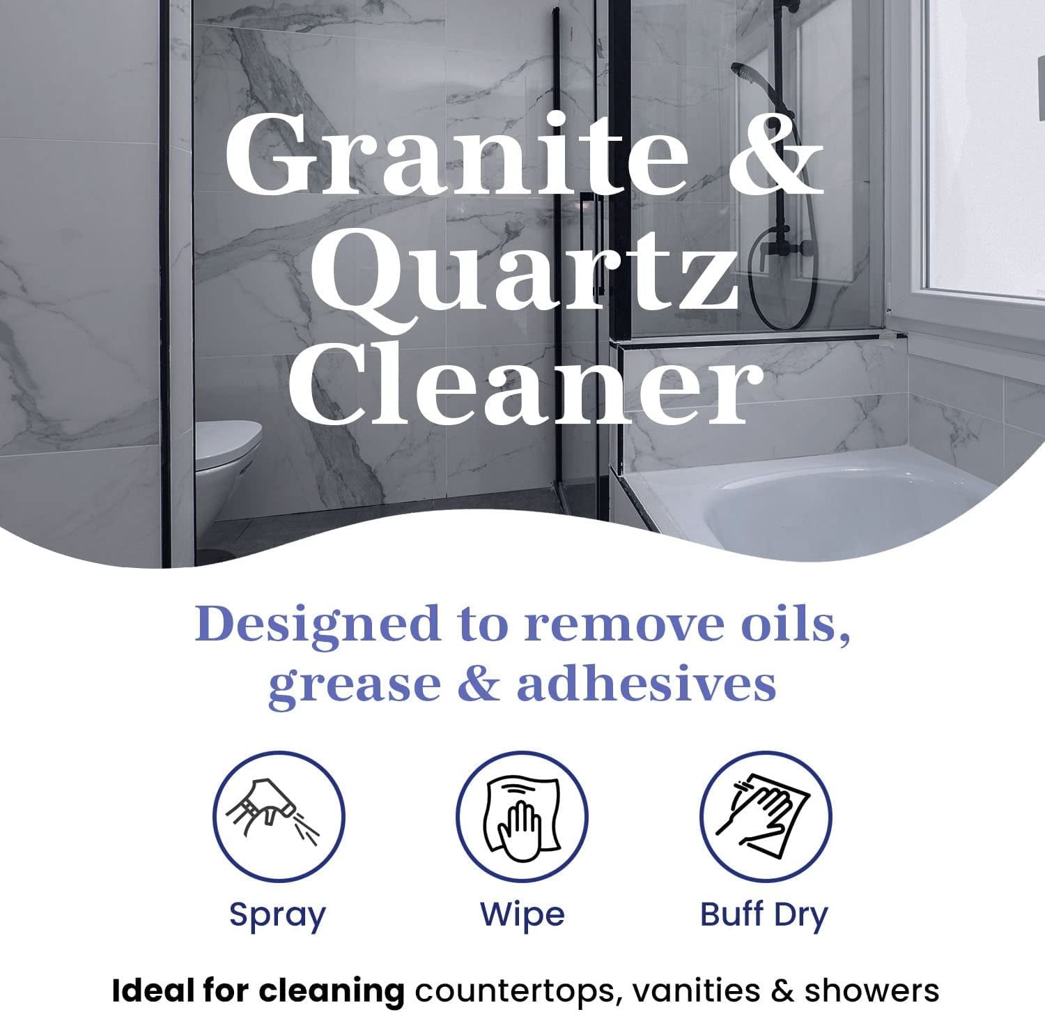 MARBLELIFE Granite and Quartz Countertop Cleaner (32 oz) 4tuok