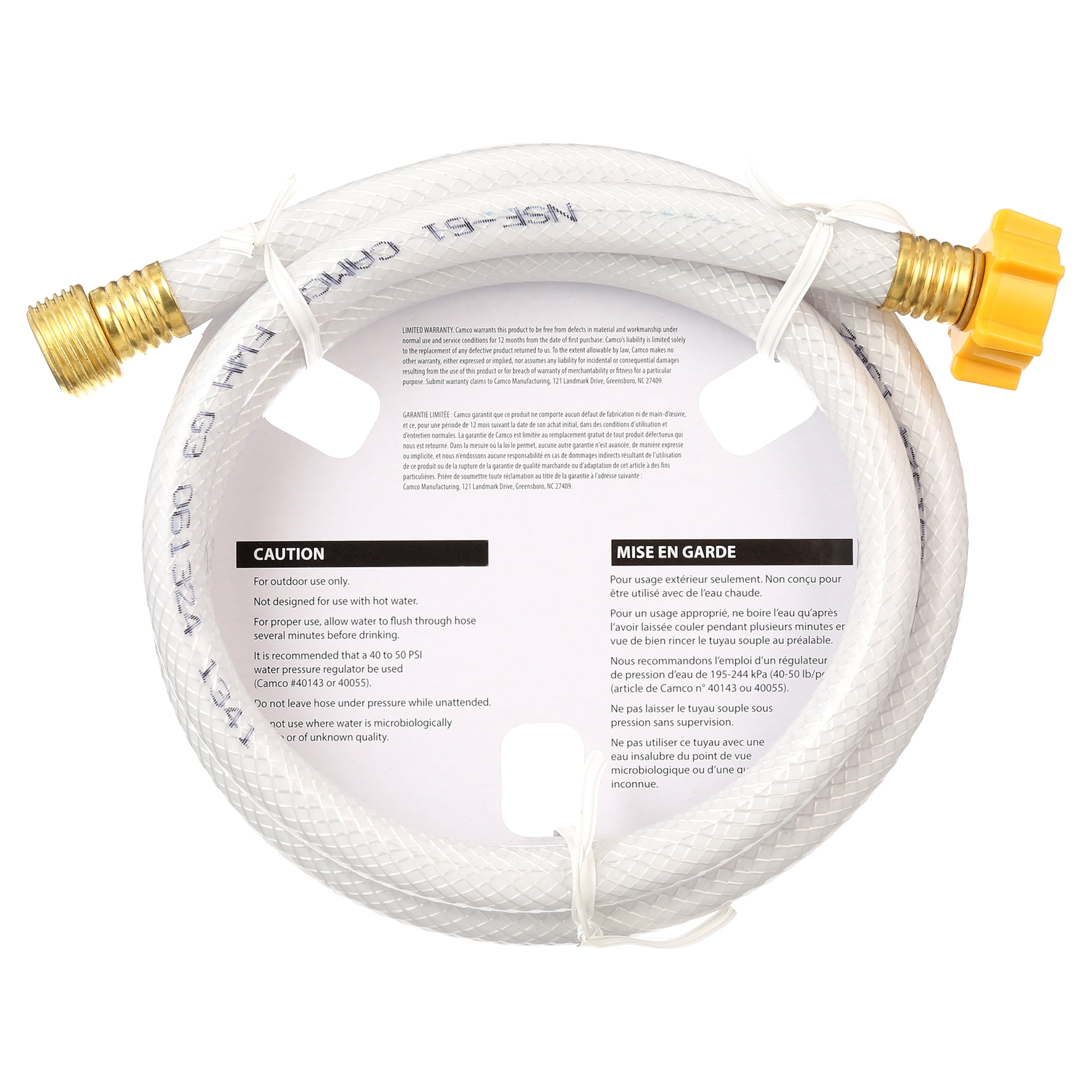 Camco TastePURE Drinking Water Hose (White, 4 ft x 0.5 in) qeokh