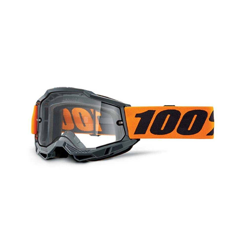 100% Accuri 2 Enduro Goggles Dual Pane Anti-Fog Lens (Orange, One Size) cdj1z