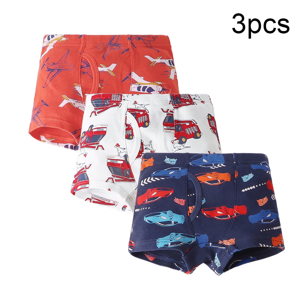 Esaierr Boys Dinosaur Boxer Briefs Soft Cotton Underwear (Multi-Pack, 3-8 Years) a3k80