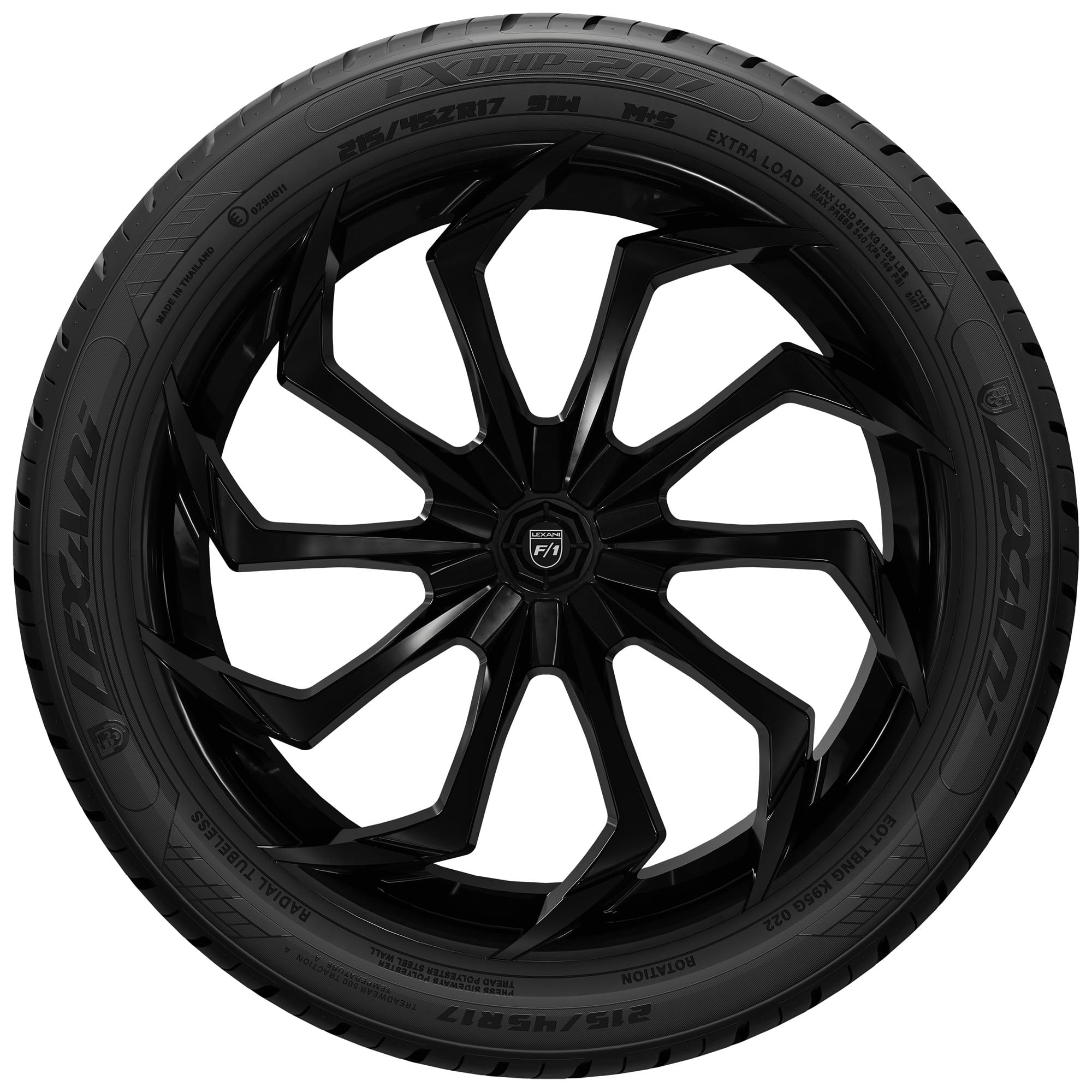 Lexani LXUHP-207 Ultra High Performance All Season Passenger Tire (235/40R18) xv5uu