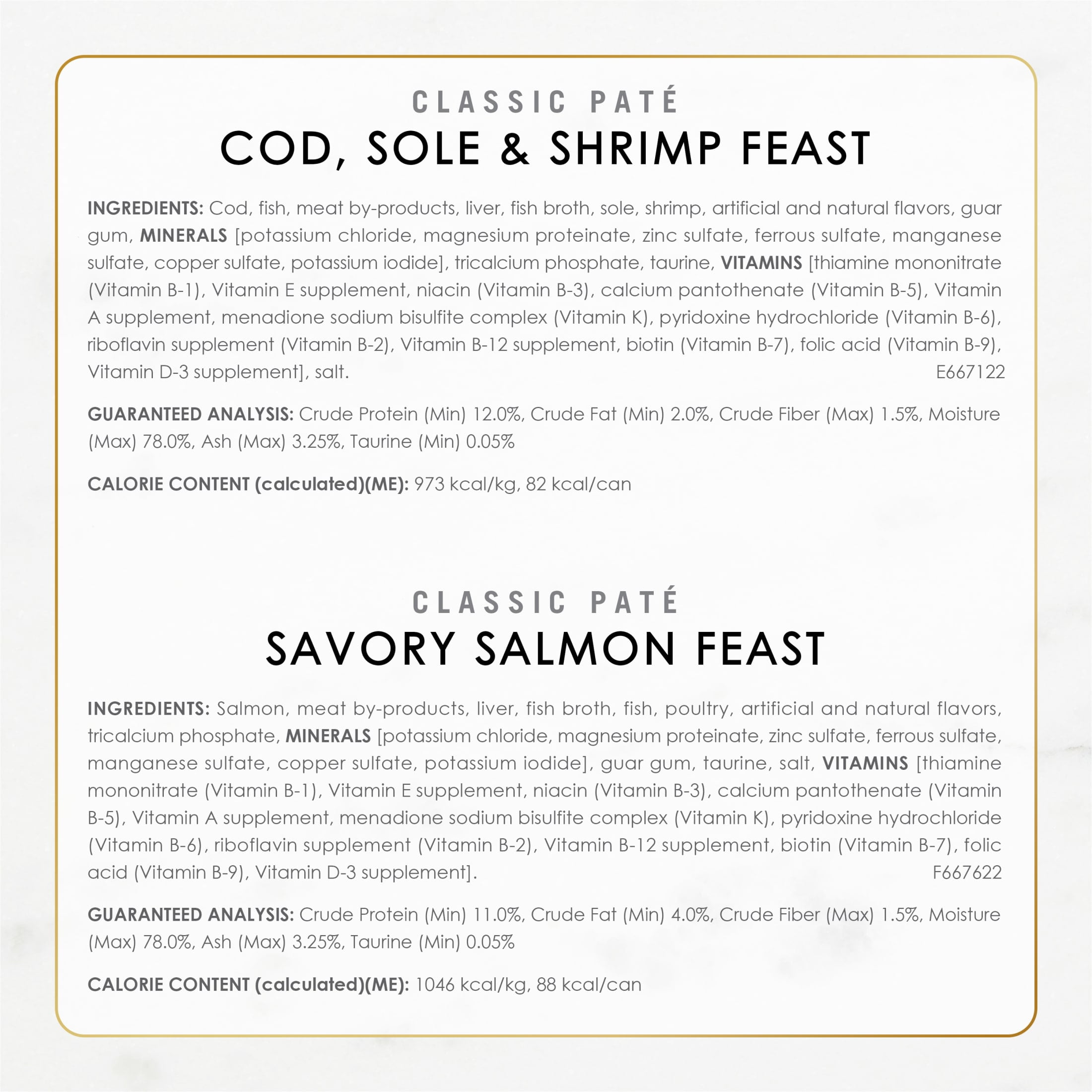 Fancy Feast Seafood Classic Pate Wet Cat Food Variety Pack (12 Pack, 3 oz) icnlp