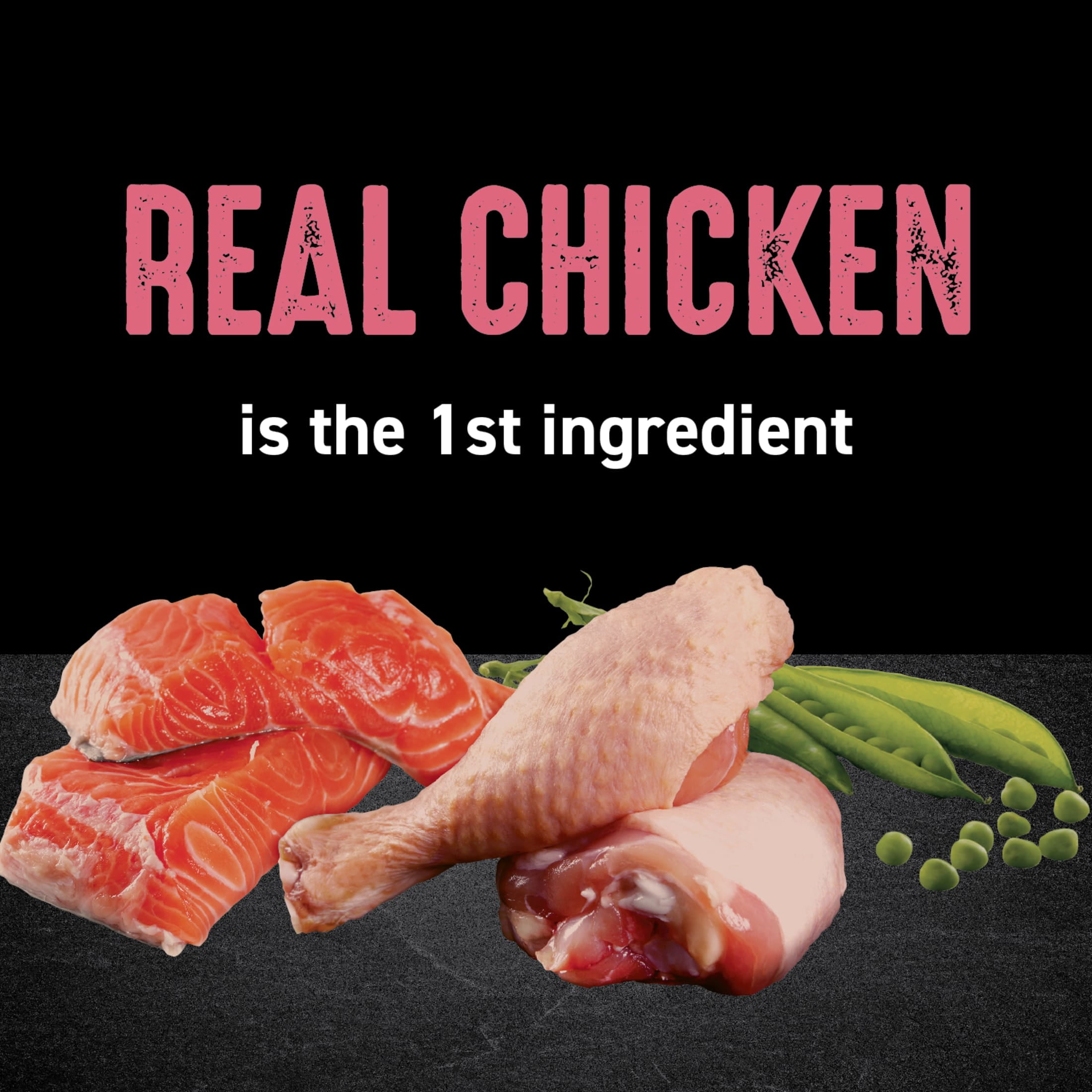 Crave Grain Free Indoor Adult Dry Cat Food, High Protein Chicken & Salmon Recipe (4 lb) qbzj2