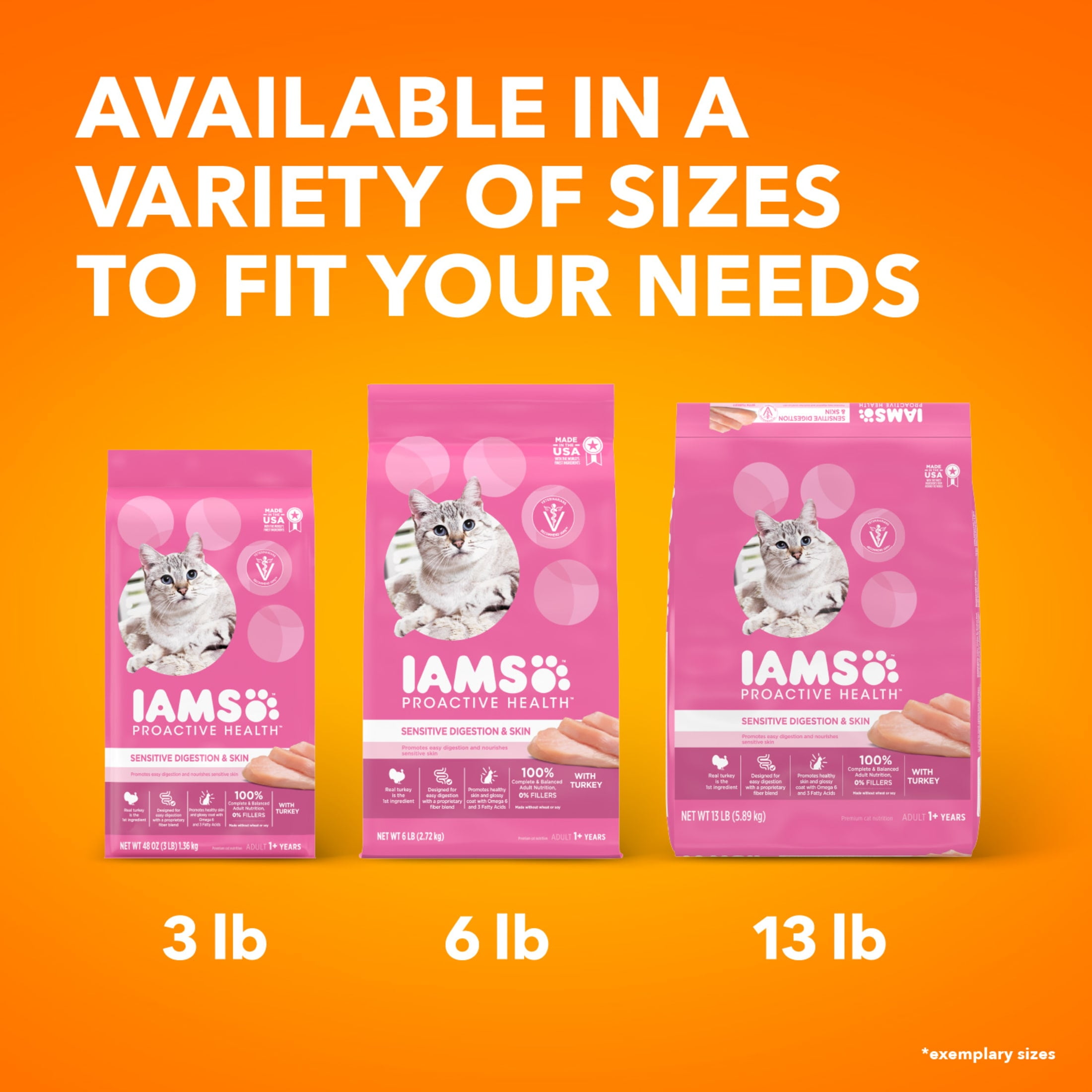 Iams Proactive Health Adult Dry Cat Food, Real Turkey Recipe (6 lb) kvsx0