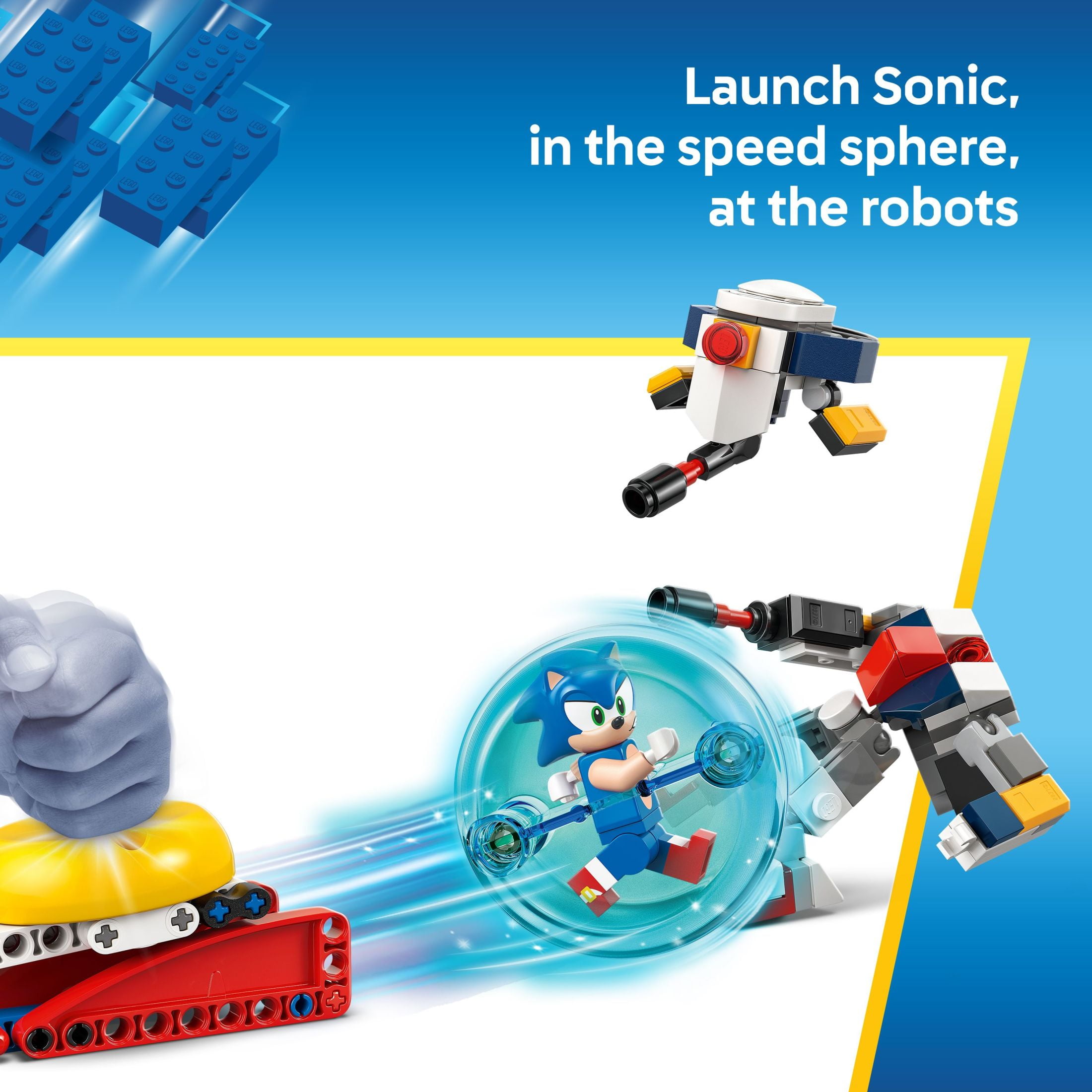 LEGO Sonic the Hedgehog Sonic's Campfire Clash Building Set with Speed Sphere Launcher (Multi-color, 177 Pieces) p9oko