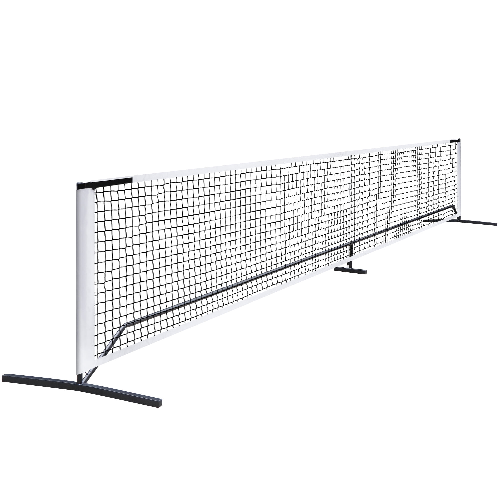 ZenSports Portable Pickleball Net Set, Regulation Size Outdoor Court Equipment (White, 22 ft) bprkj