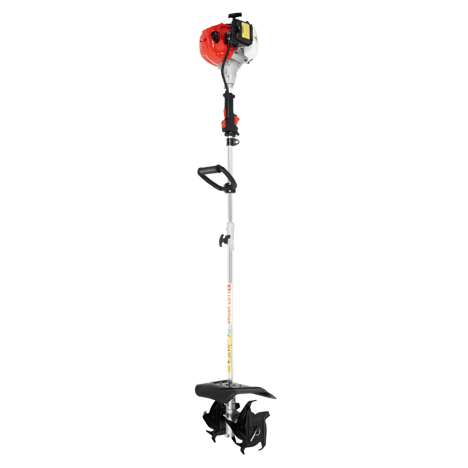 FOGGBET 51.7cc 2-Stroke Gas Powered Mini Tiller Cultivator for Garden and Farm (9 in Width) dgu79
