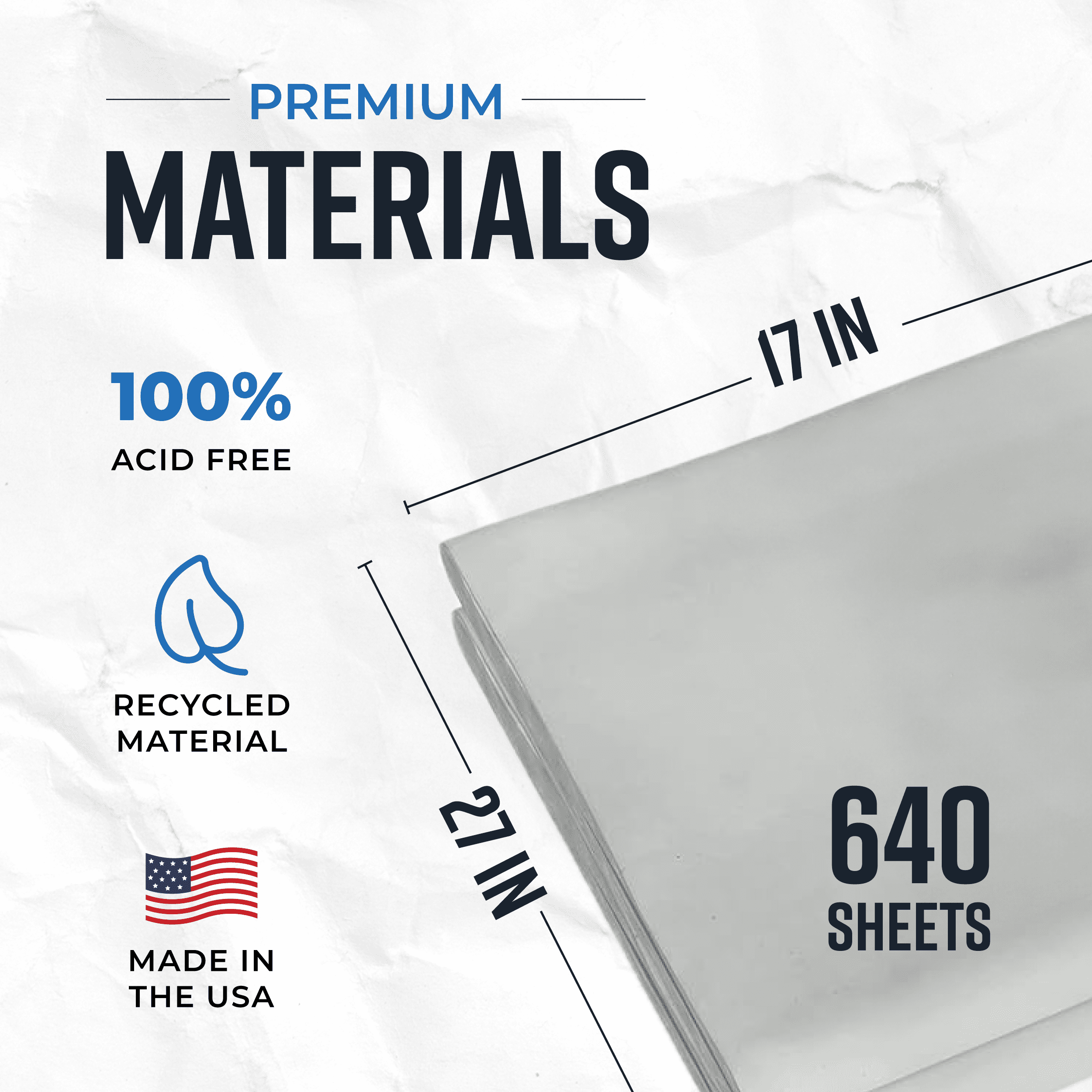 Bryco Goods Packing Paper Sheets for Moving, Protective Newsprint Wrap for Glassware and Fragile Items (White, 640 Sheets, 27 in x 17 in) rduwg