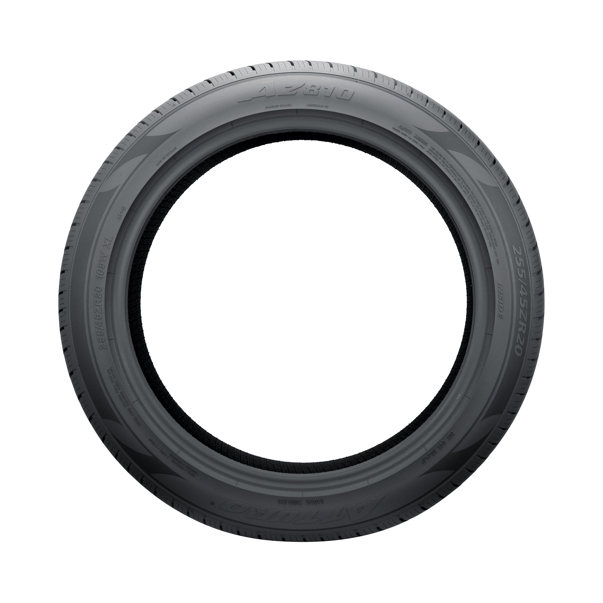 Atturo AZ810 All-Season Performance Tire (Black, 255/45R20) gbjv9