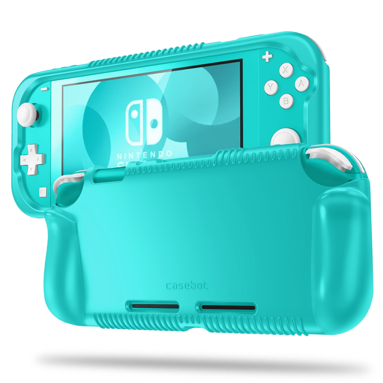 Fintie Protective Case for Nintendo Switch Lite, Shockproof Silicone Cover with Ergonomic Grip (Turquoise) zwsc1