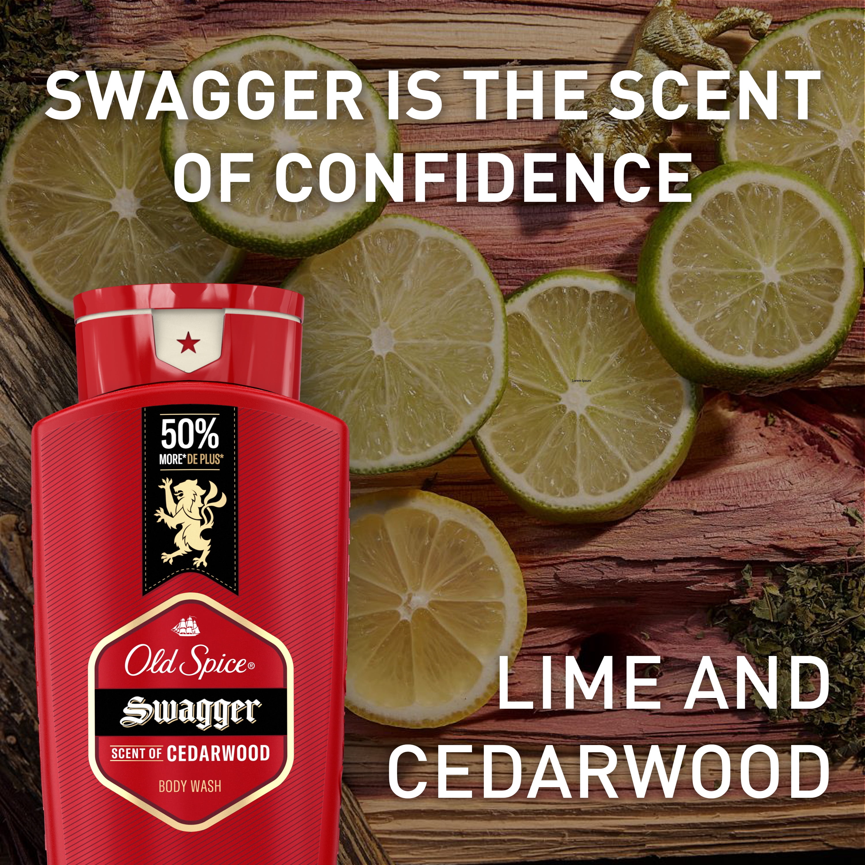 Old Spice Red Collection Swagger Scent Men's Body Wash (Red, 48 fl oz) b2cs8