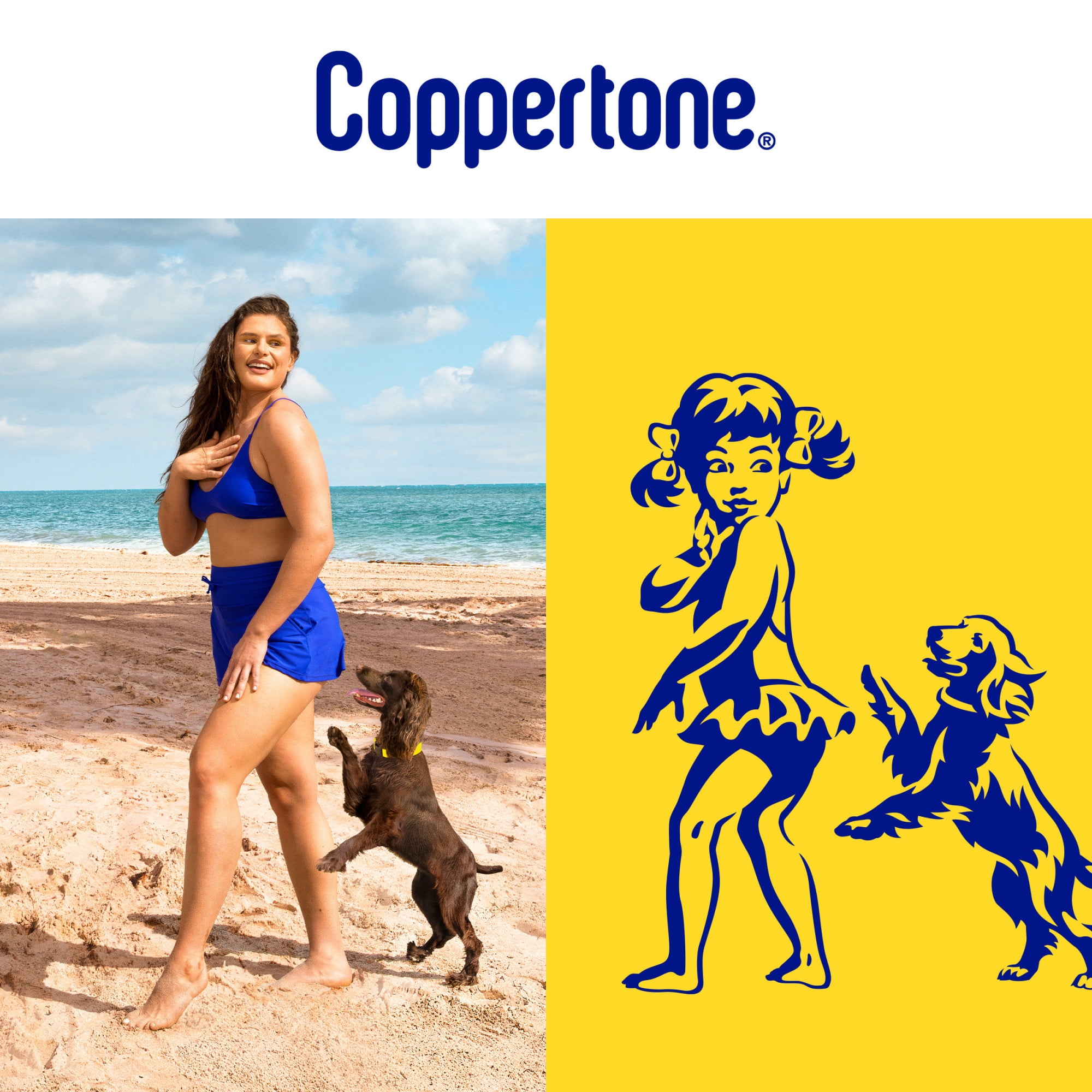 Coppertone Sport Sunscreen Spray SPF 50 Broad Spectrum UVA/UVB Protection (Ilona Maher Limited Edition, 5.5 oz) 8f7w0