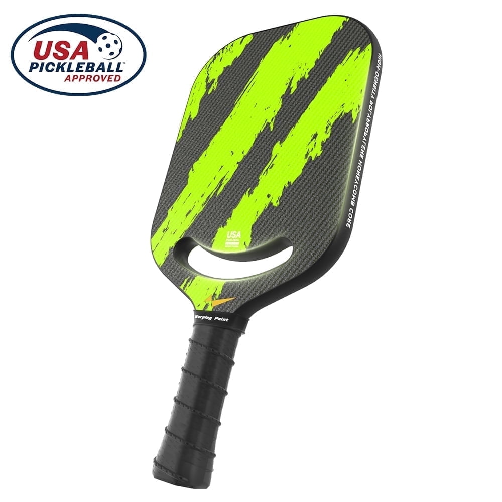 Warping Point Ascent Pickleball Paddle (Green, 4.9 in Handle) w89sn