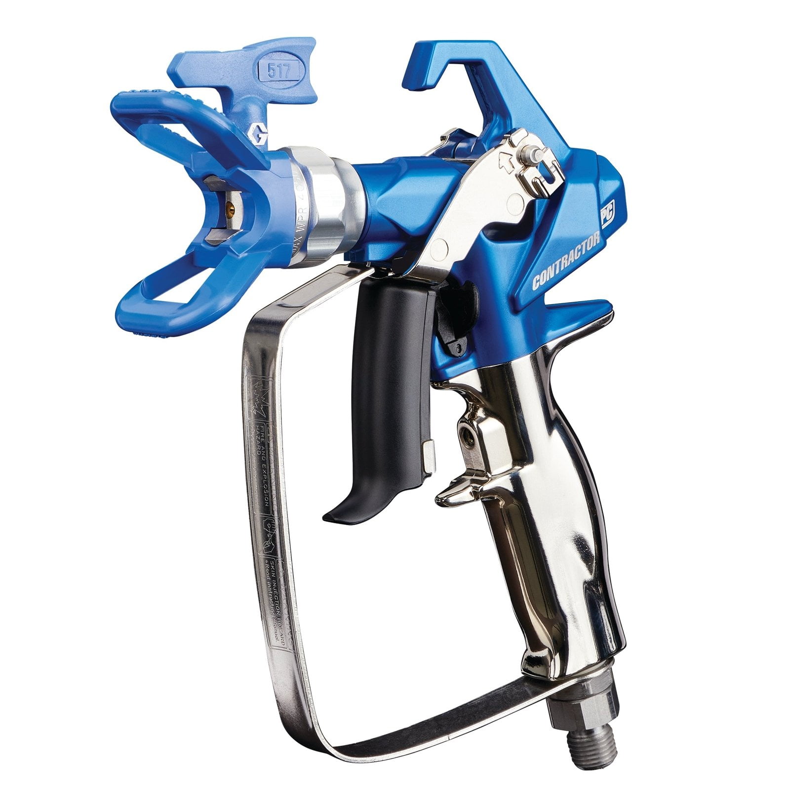 Graco Contractor PC Airless Spray Gun with RAC X 517 SwitchTip (17Y042) e34wi