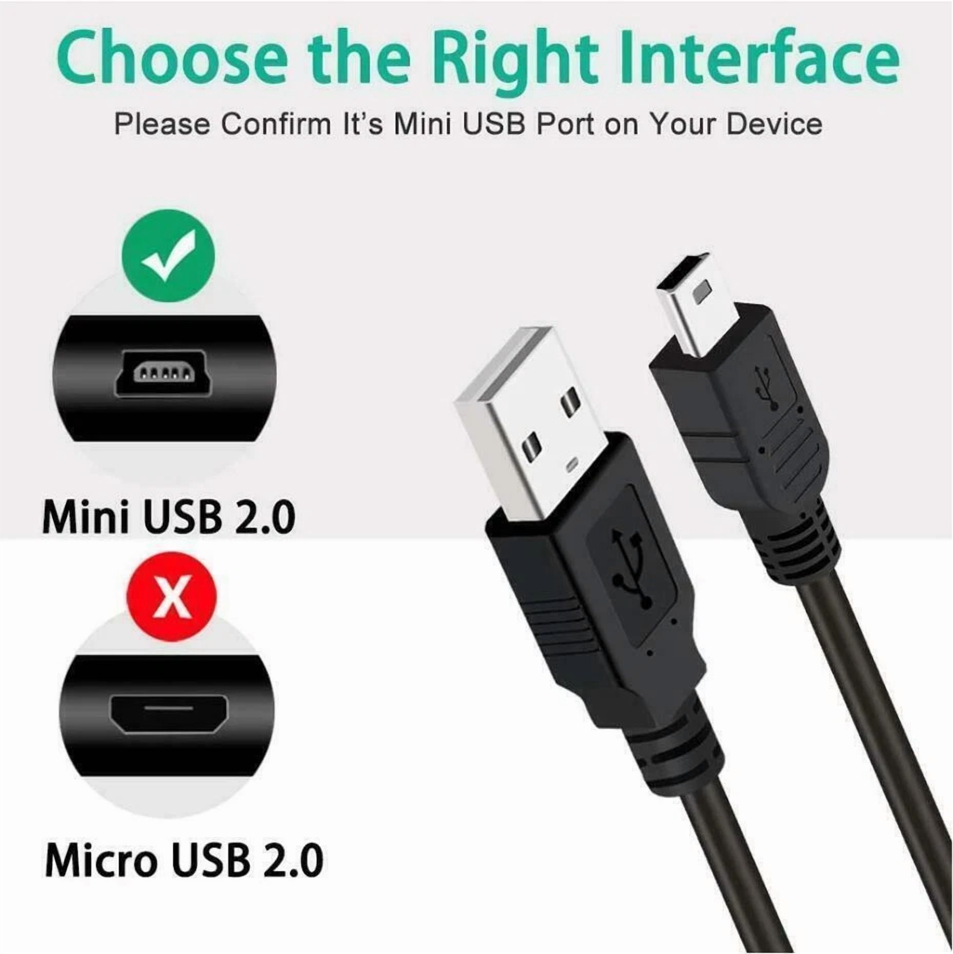 Rhea USB Charging Cable for Uniden BCD436HP BCD536HP Handheld Scanners (Black, 4 ft) kltqw