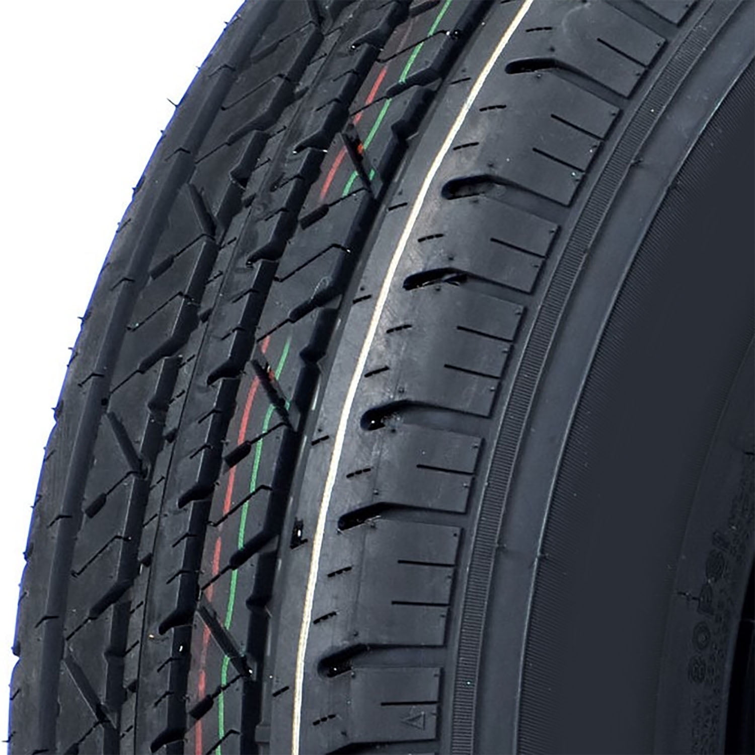 Travelstar HF288 Trailer Tire (ST205/75R14, Load Range D) ab5as
