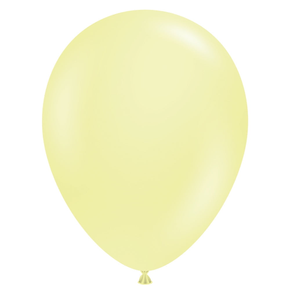 TUFTEX Latex Party Balloons, Professional Grade Decor for Birthdays and Events (Lemonade Yellow, 11 in, 100 Pack) xj17d
