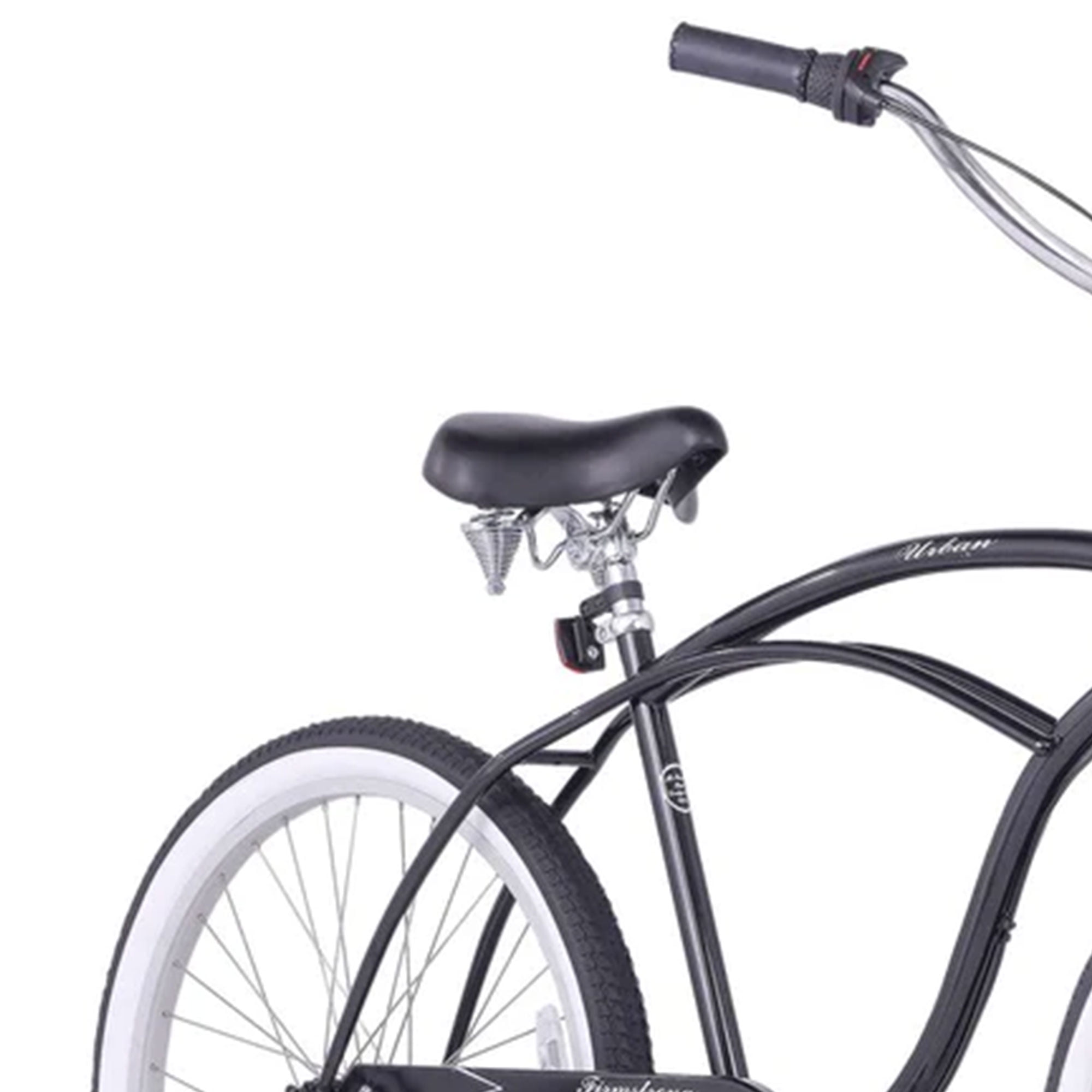 Firmstrong Urban Man 3-Speed Beach Cruiser Bike (Black, 26 in) bzgkq