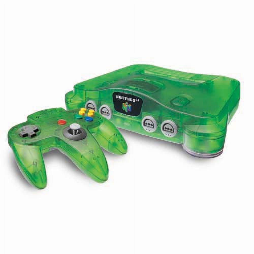 Nintendo 64 N64 Video Game Console with Matching Controller (Jungle Green) 4wx7c