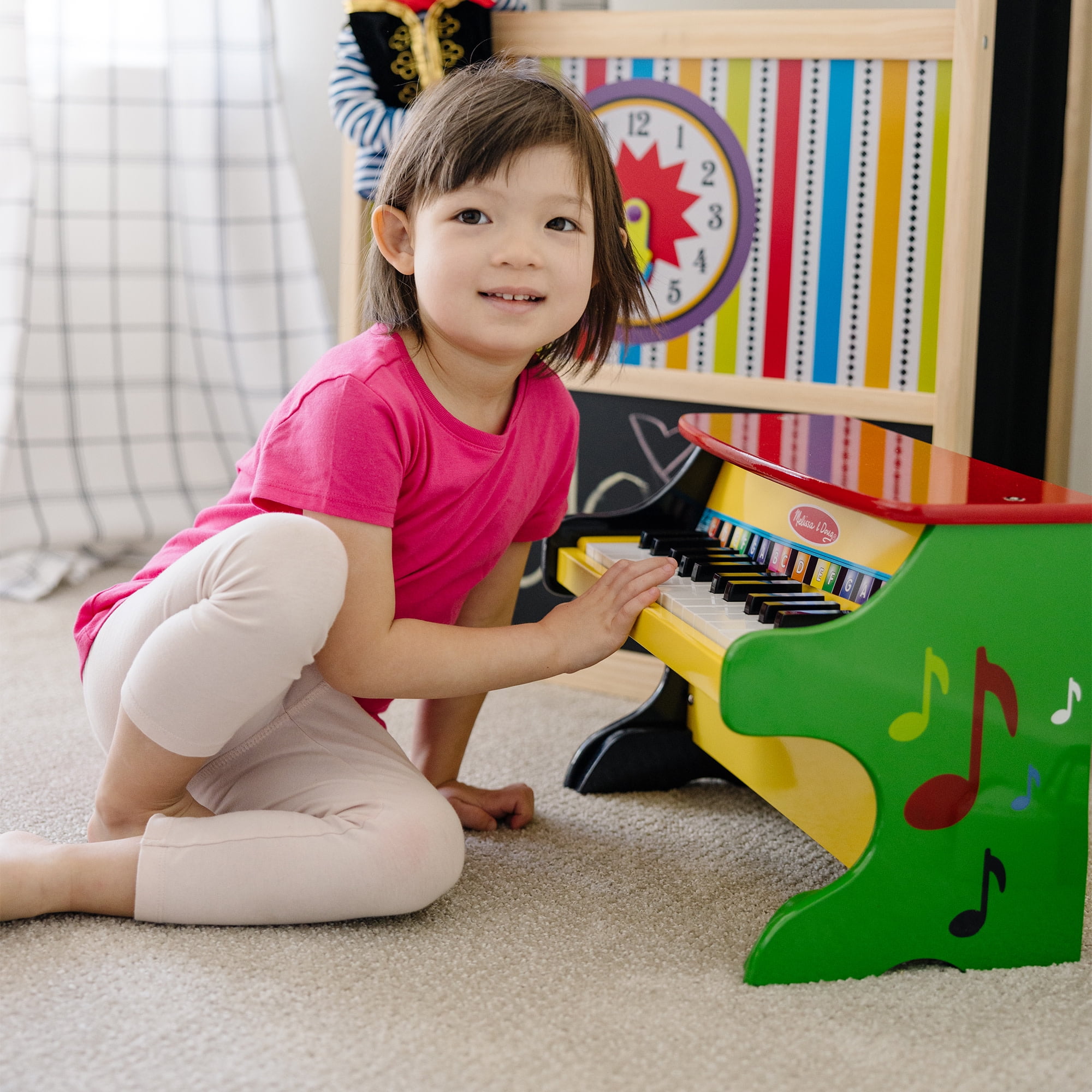 Melissa & Doug Learn-To-Play Piano with 25 Keys and Color-Coded Songbook (11.5 in x 15.75 in x 9.5 in) nxgp3