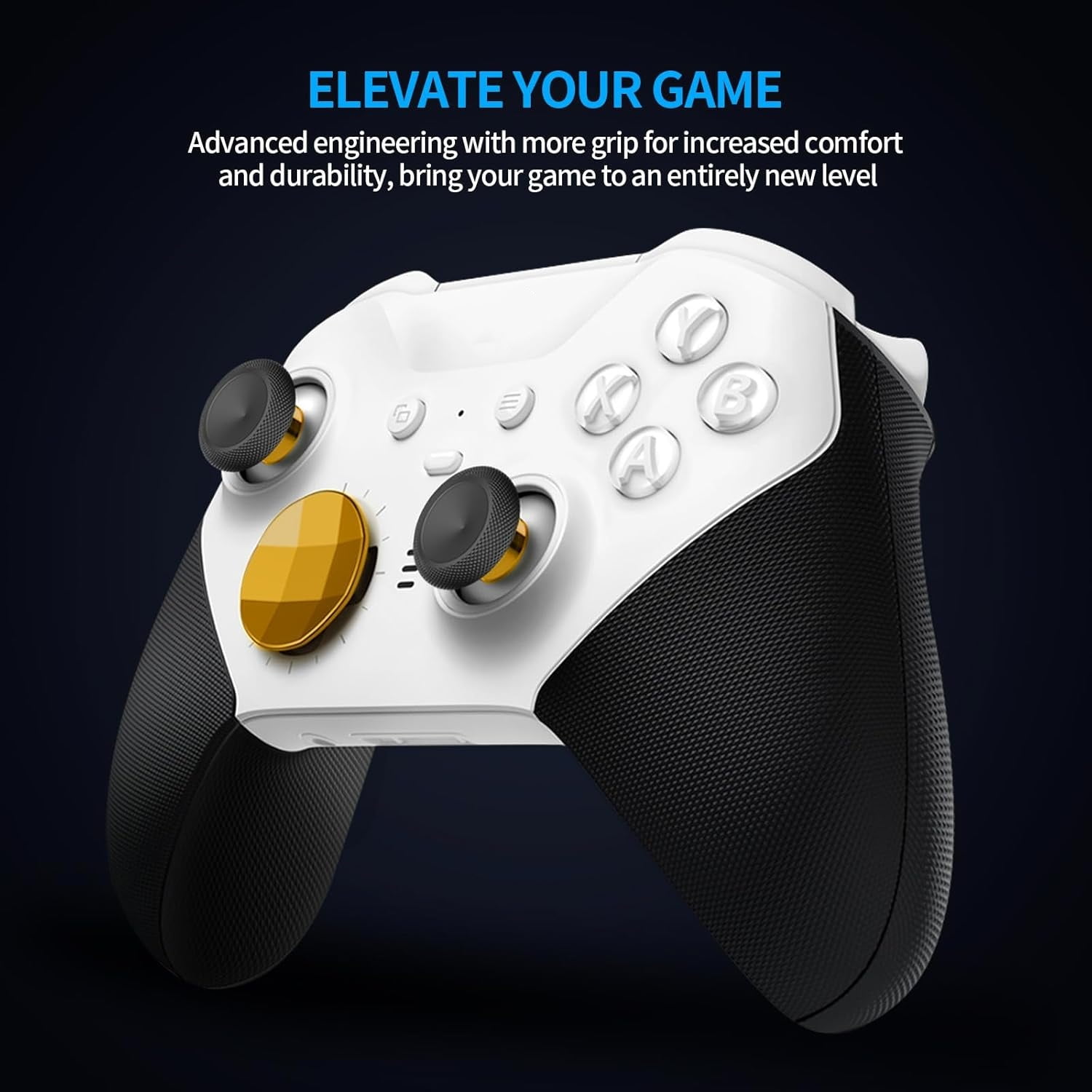 QXWPBV Controller Replacement Parts Kit for Xbox Elite Series 2 and Series 2 Core (Gold, 17-Piece Set) irnhf