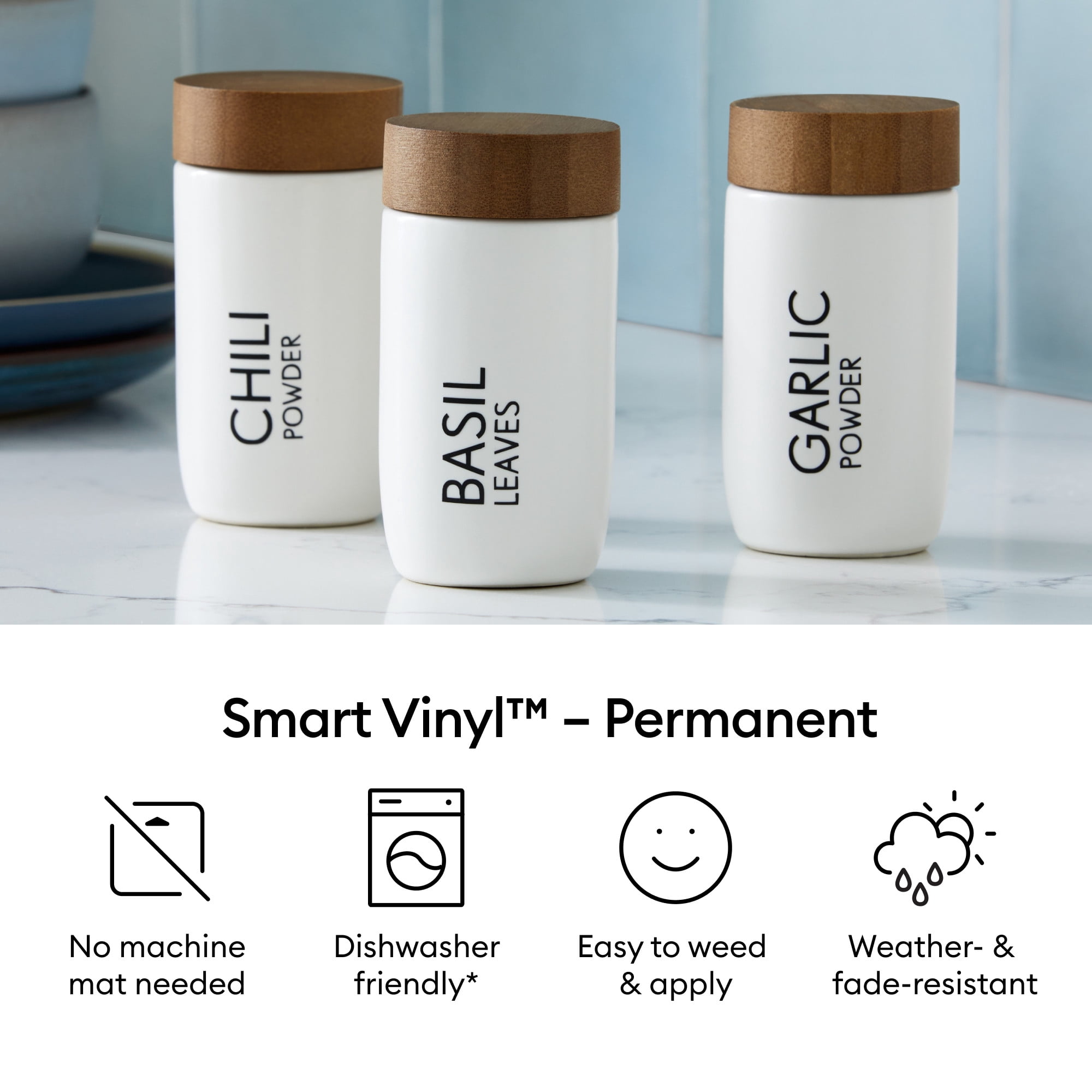 Cricut Smart Vinyl Permanent Adhesive Craft Material (Black, 13 in x 12 ft) ulo9g
