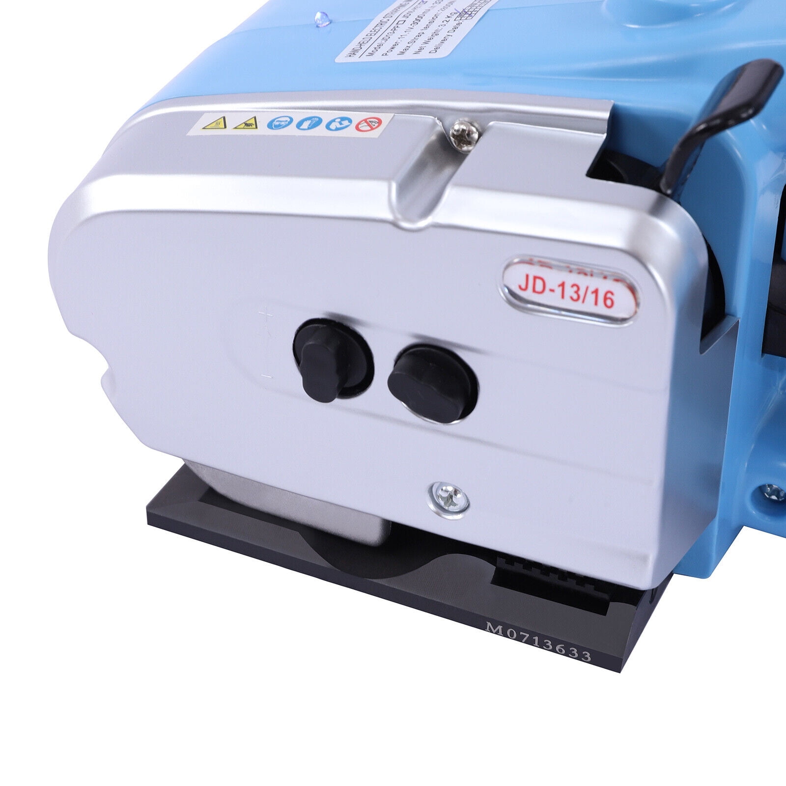 DENSET Automatic Strapping Machine Battery Operated Banding Tool for 0.5-0.625 in PP PET Straps (Blue) yqv1z