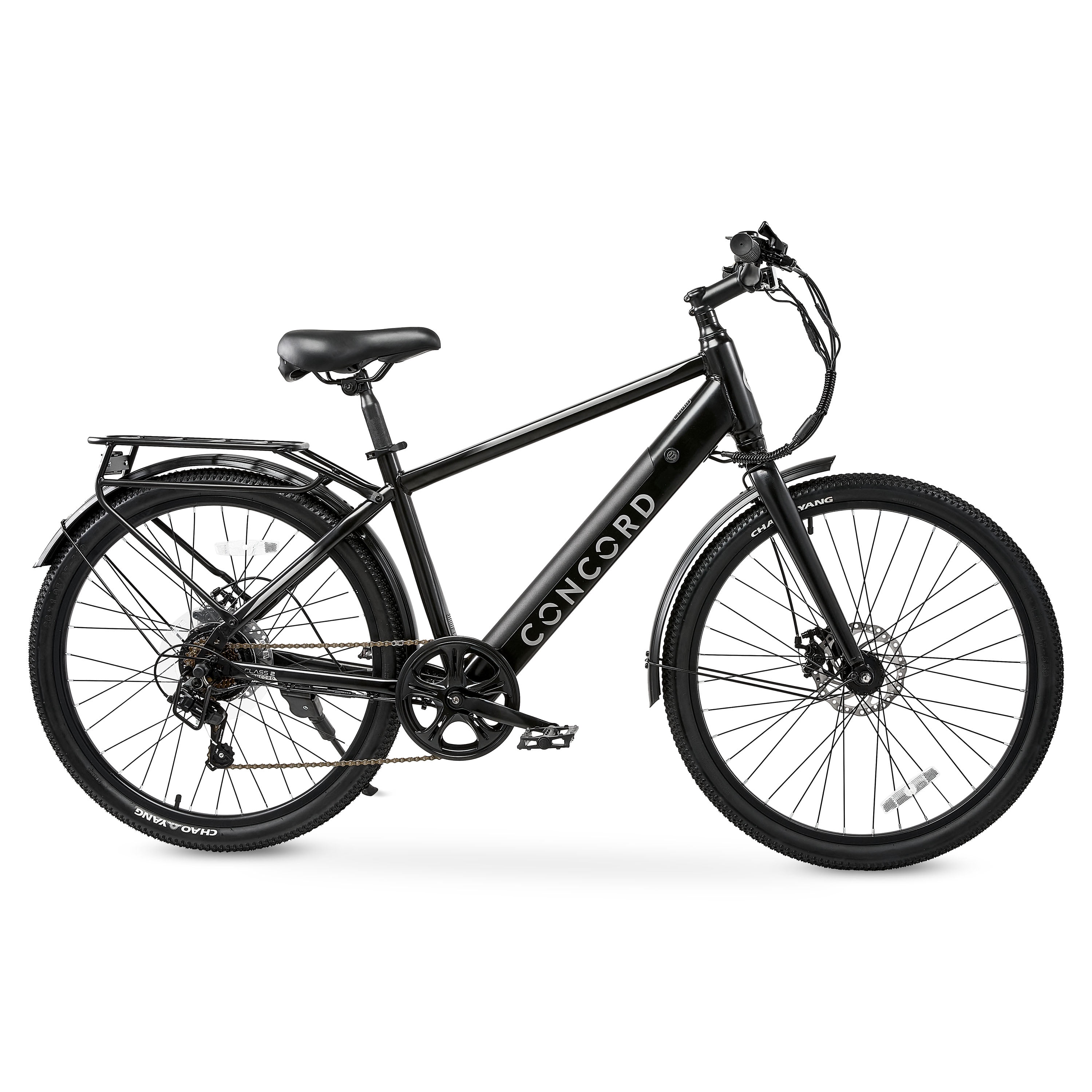 Concord Commutr Electric Bike, 350W Motor, Class 2 Commuter E-Bike (Black, 26 in) lytyu