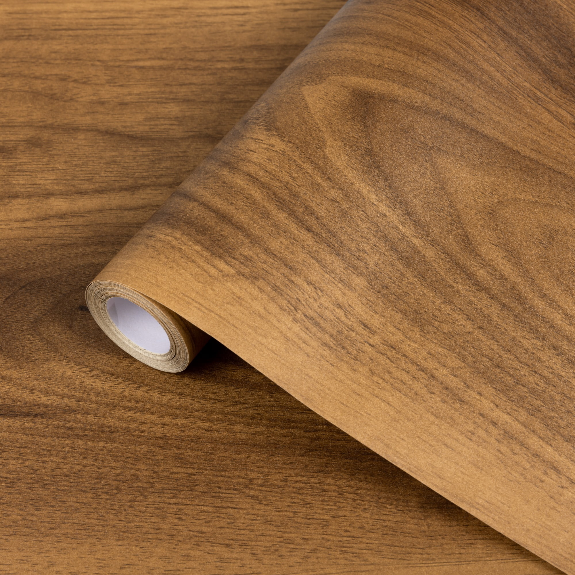 Abyssaly Wood Peel and Stick Wallpaper, Self-Adhesive Removable Contact Paper for Home Decor (Brown, 15.7 in x 118 in) 24fn3