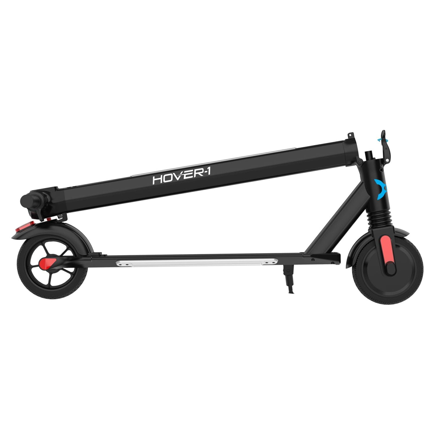 Hover-1 Eagle Electric Folding Scooter, Portable Commuter with Built-in Suspension and LED Headlight (Black, 20.88 lb) 3omum