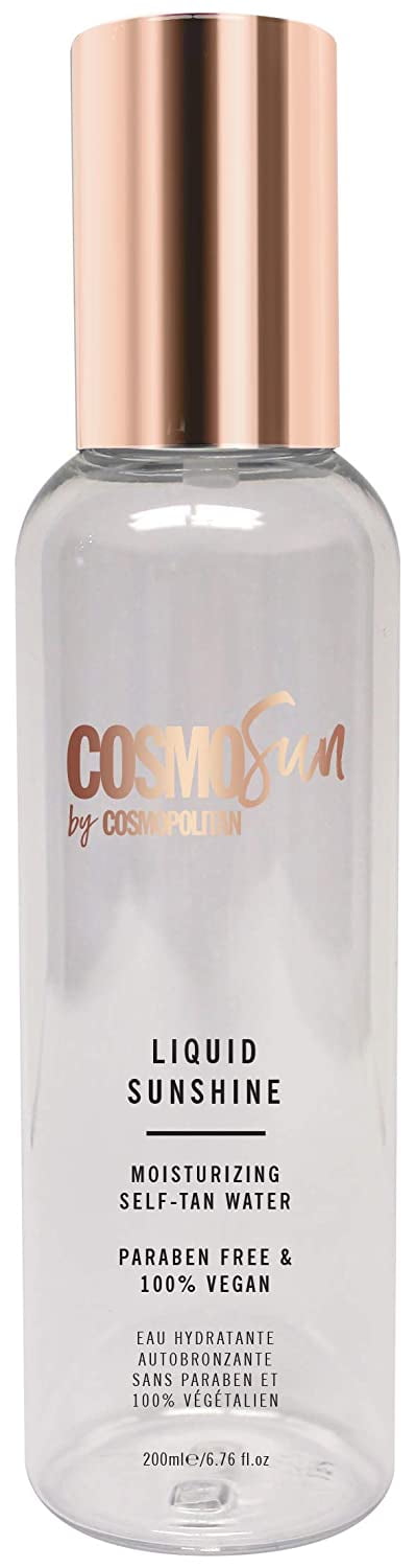 CosmoSun by Cosmopolitan Liquid Sunshine Moisturizing Self-Tan Water with Rosewater (Clear, 6.76 oz) 20pc1