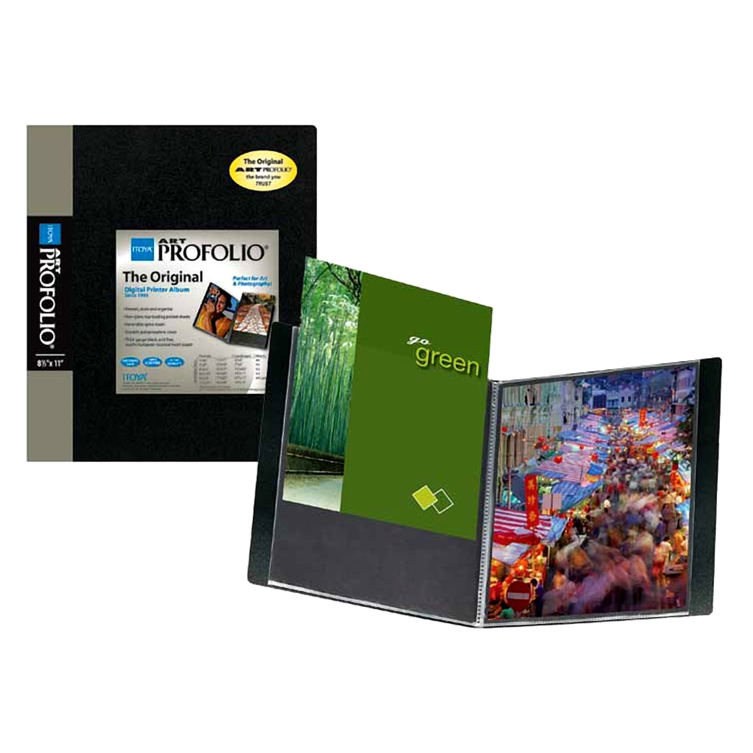 Itoya Original Art ProFolio Presentation Book (White, 8.5 in x 11 in, 48-Page) ypgjb