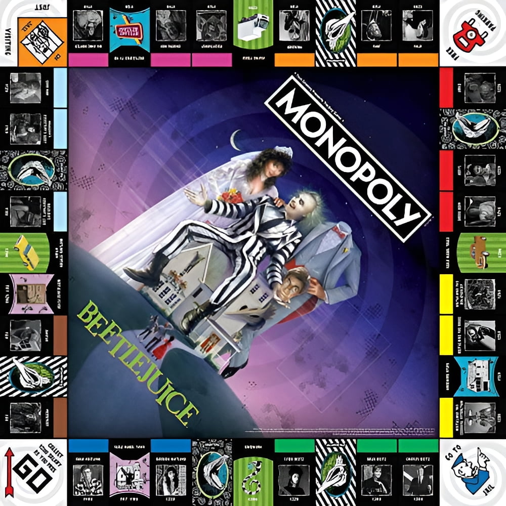 Undiscovered Realm Monopoly Beetlejuice Collector's Edition Board Game (2-6 Players) n6r4z