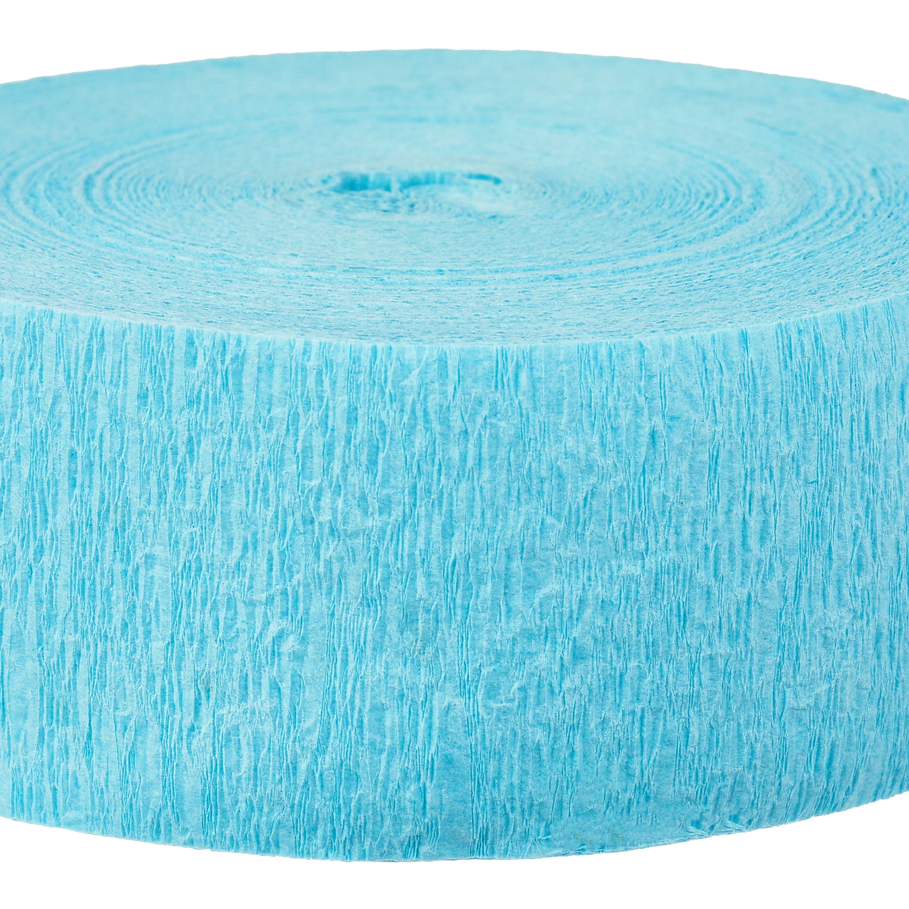 Way To Celebrate Paper Party Streamer, Decorative Crepe Paper for Events (Light Blue, 150 ft) i4d6v