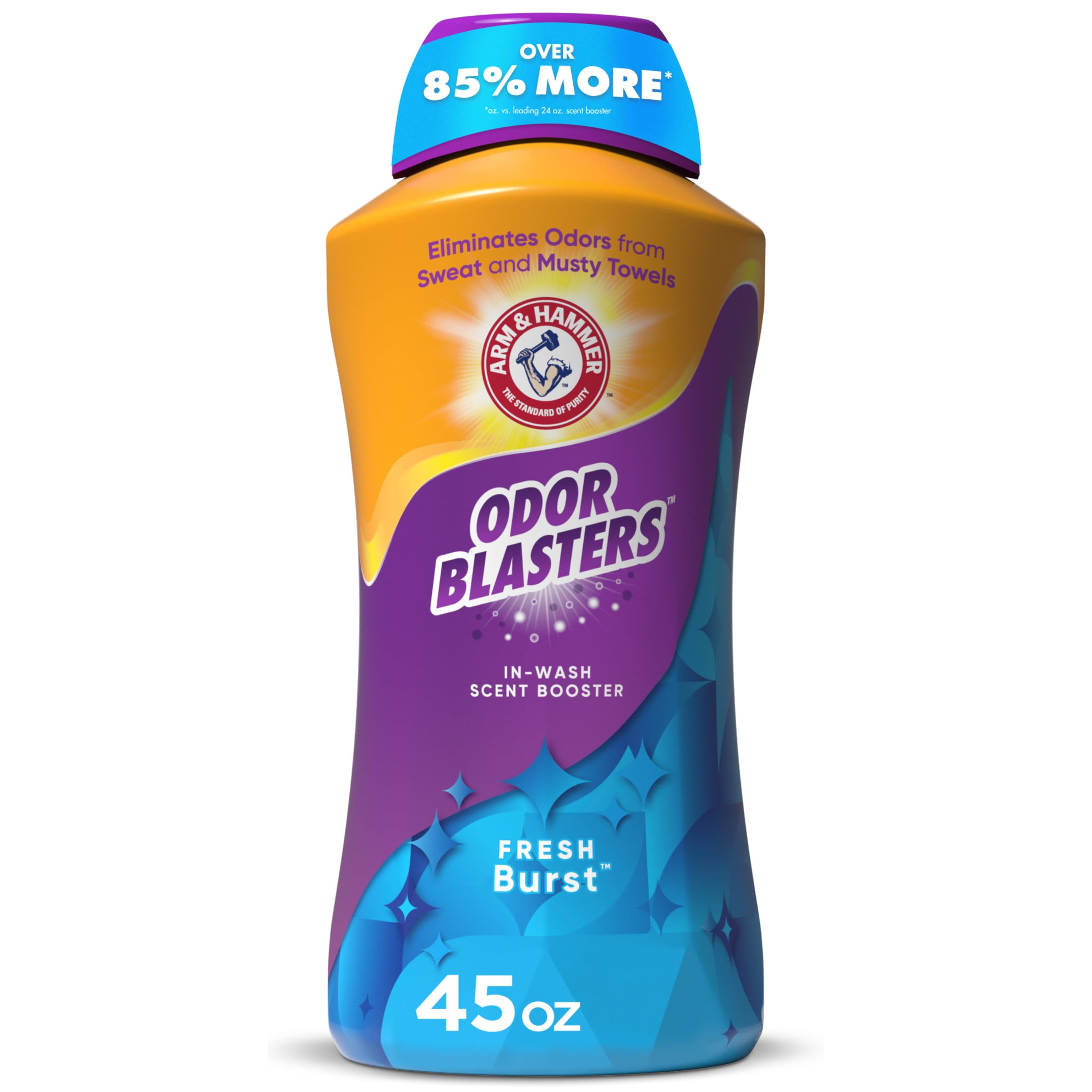 ARM & HAMMER Odor Blasters In-Wash Scent Booster, Laundry Fragrance Crystals (Fresh Burst, 45 oz) w8kob