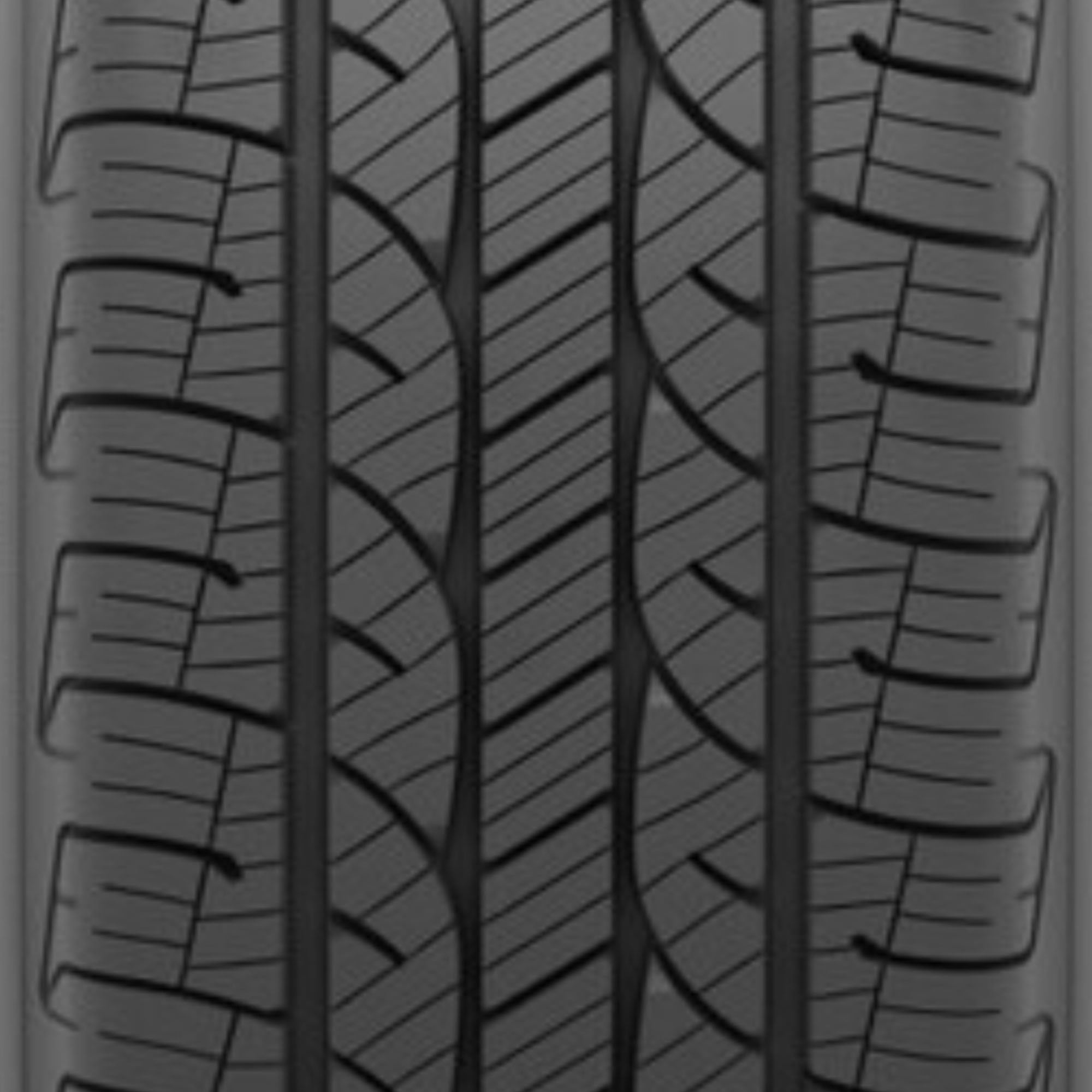 Kelly Edge Touring Plus All-Season Passenger Tire (Black Sidewall, 235/60R17) 1vz9k