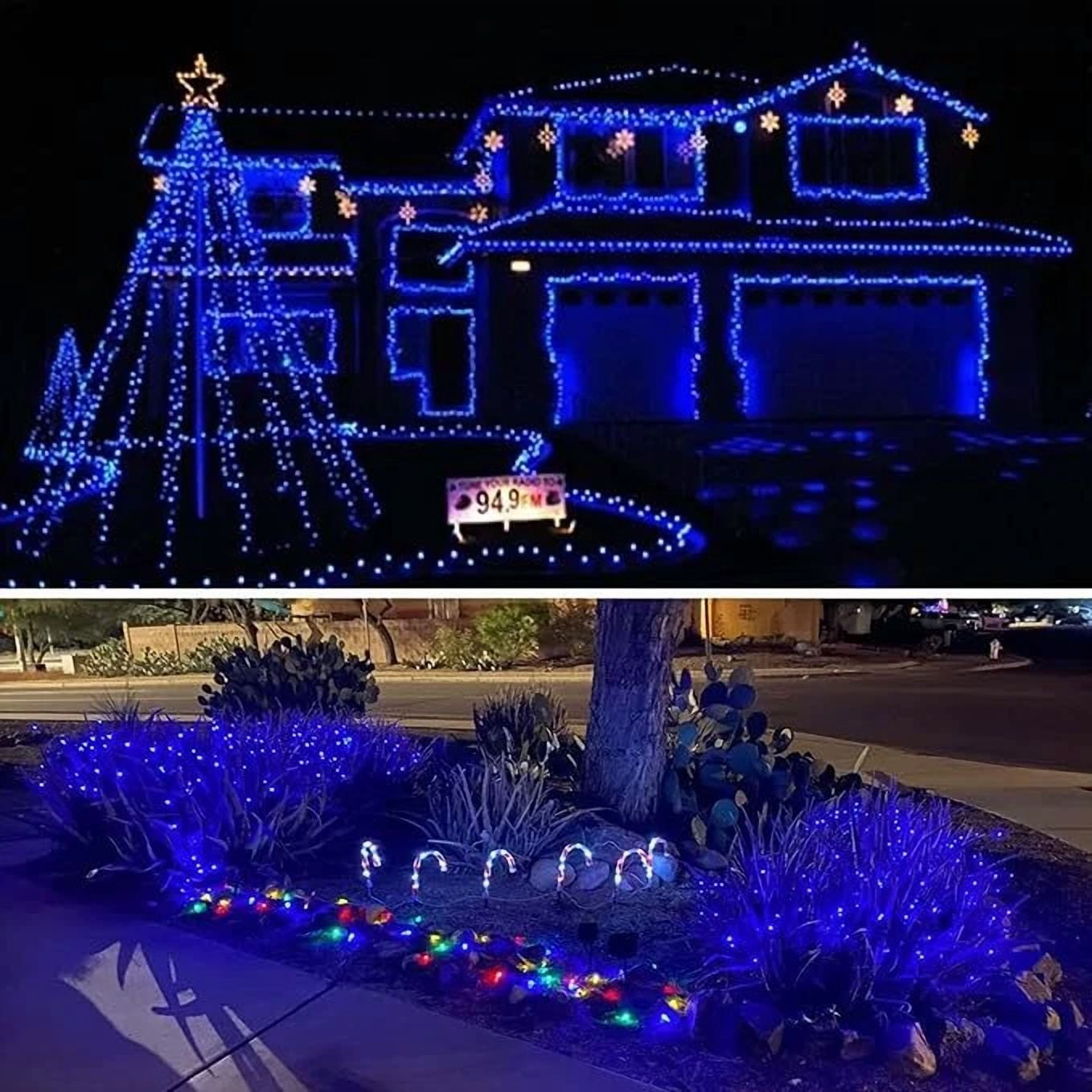 Purely Elizabeth Solar LED String Lights for Christmas Garden Decoration (Warm White, 33 ft) 7po77