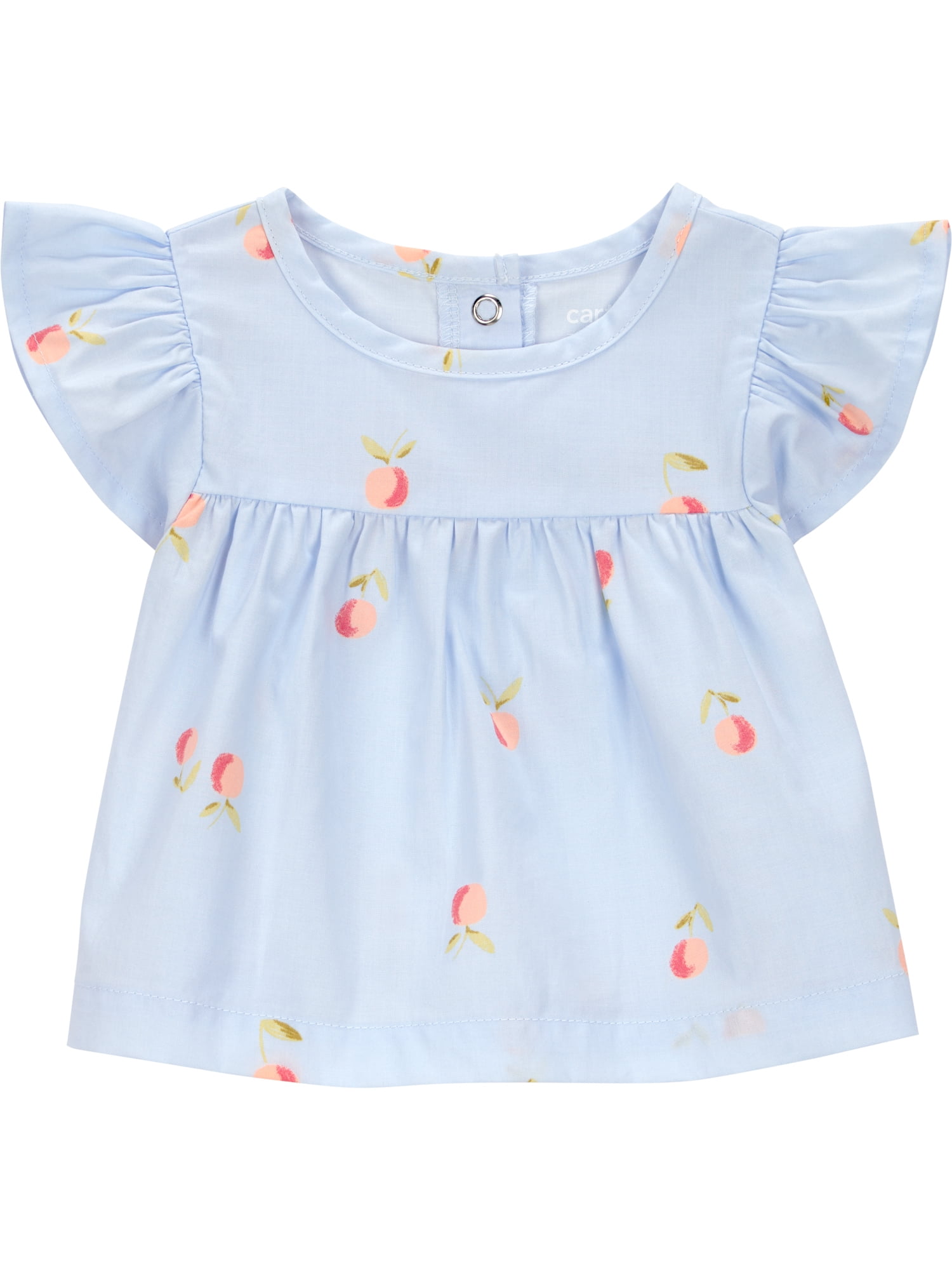Carter's Child of Mine Baby Outfit Set 3-Piece Cotton Apparel (Orange, 0-3 Months) vq1b2