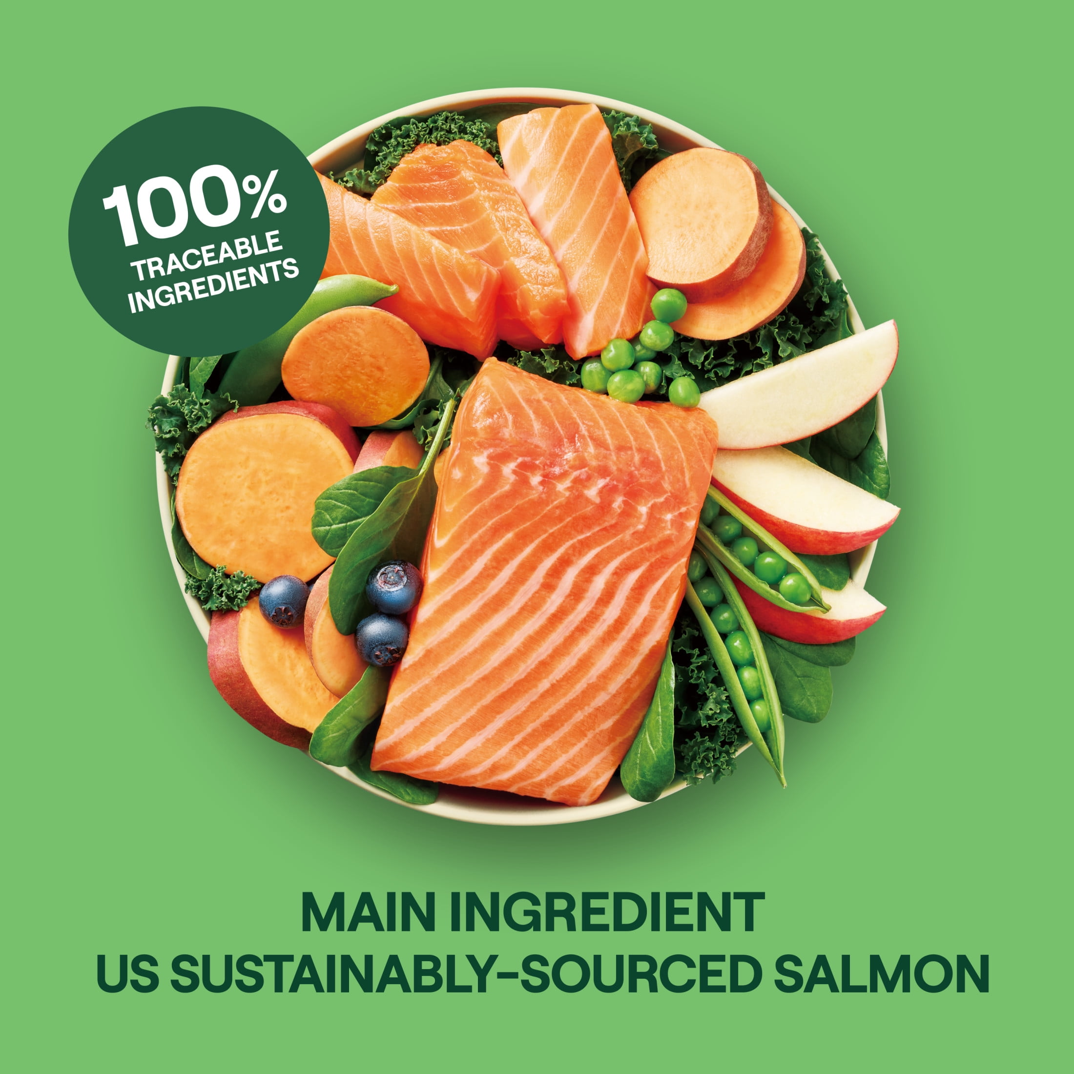 Goodlands Salmon & Vegetable Recipe Dry Adult Cat Food with Probiotics (7 lb) 8nkk3
