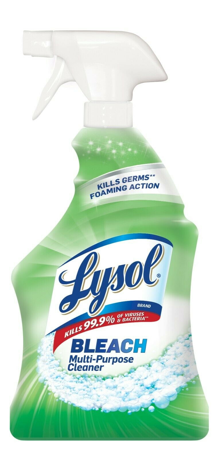 Lysol Multi-Purpose Cleaner with Bleach, Heavy-Duty Disinfectant for Kitchen and Bathroom (White, 32 oz, 6 Pack) fbvy4