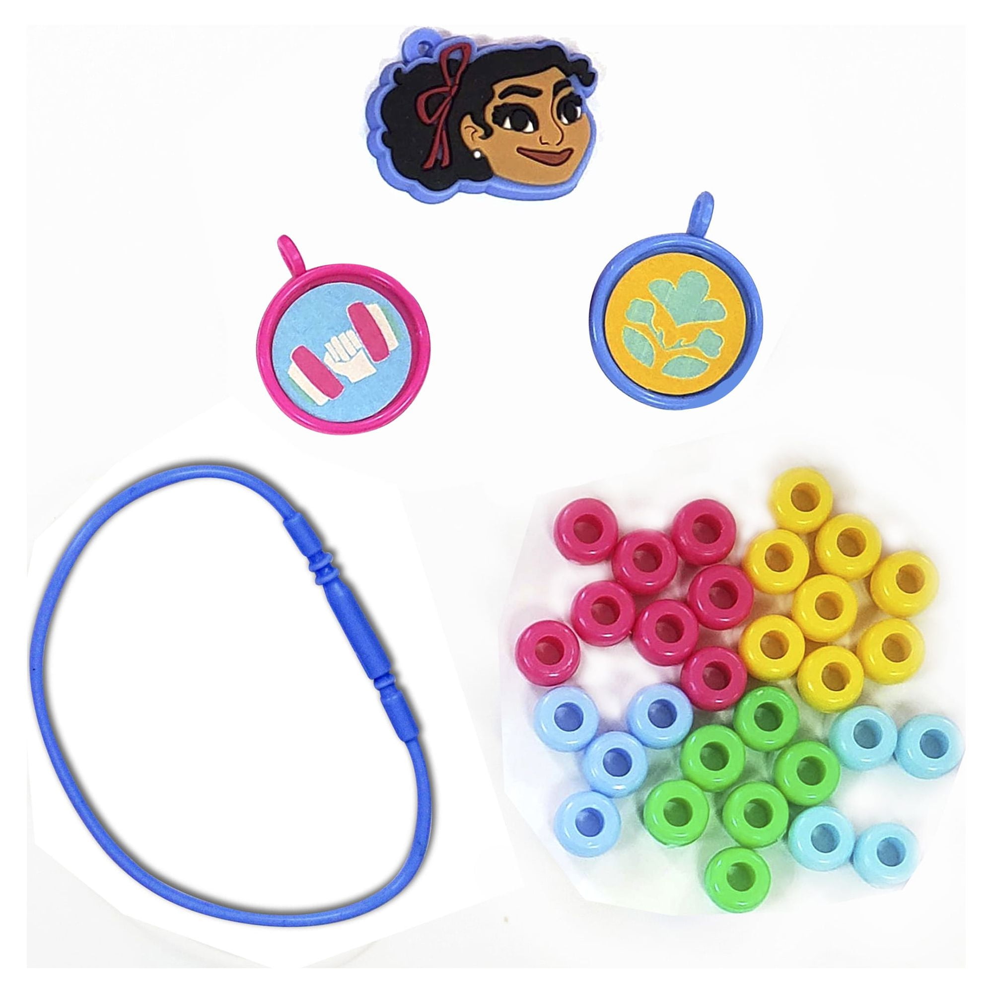 Disney Encanto Bead Bracelet DIY Jewelry Making Activity Kit (Multicolor, 1 Pack) kr1kt