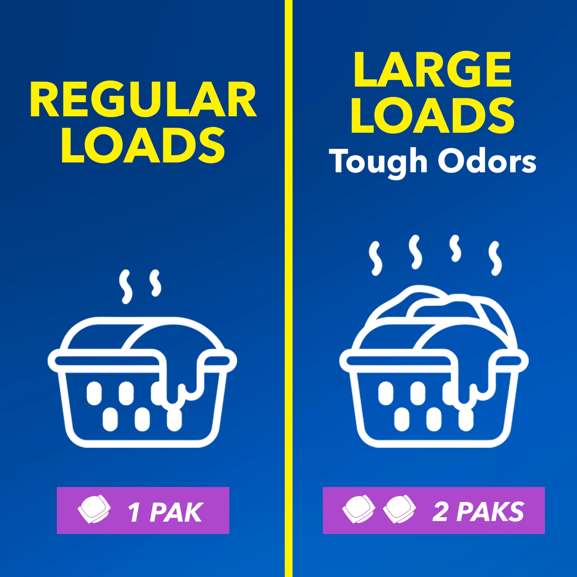 OxiClean Odor Blasters Laundry Stain Remover and Odor Eliminator Power Paks (24 Count) 3xn2p